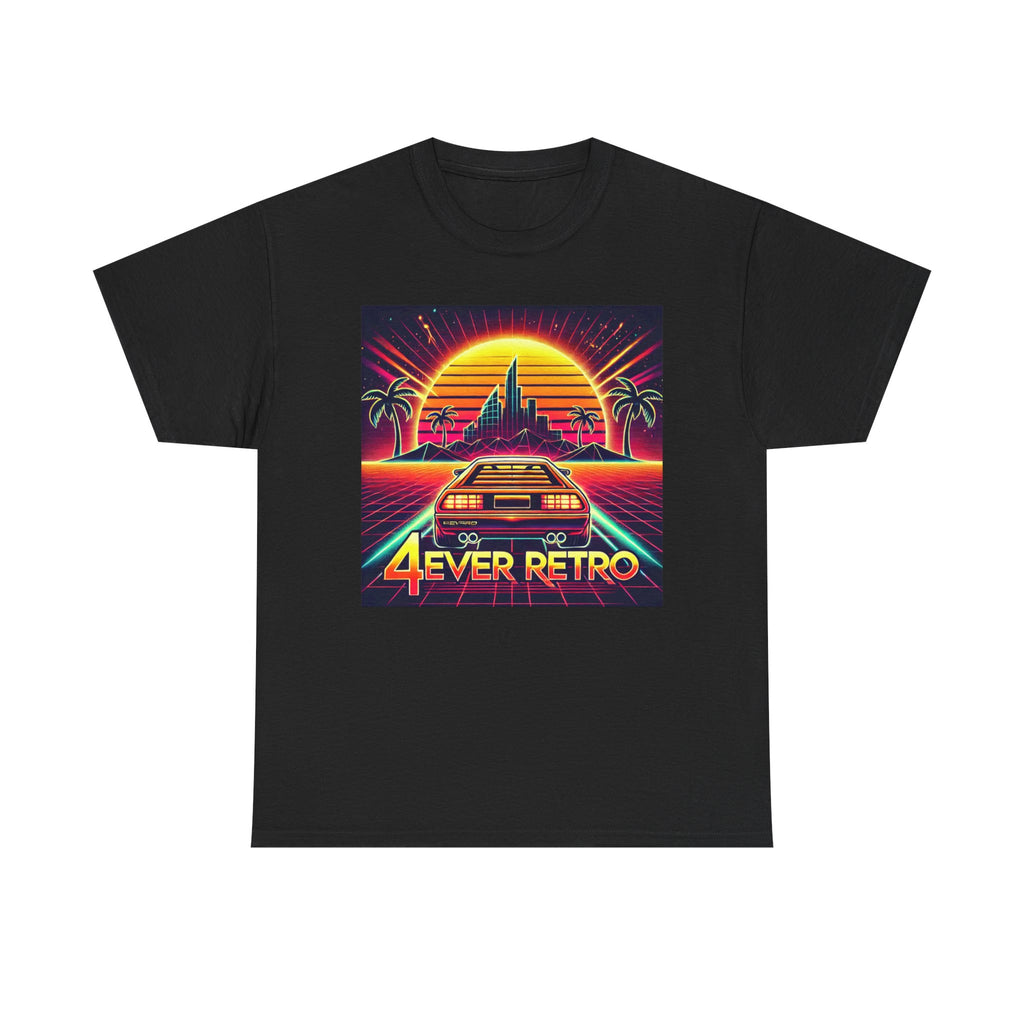 4ever Retro Outrun Tee – Drive into Neon Nostalgia