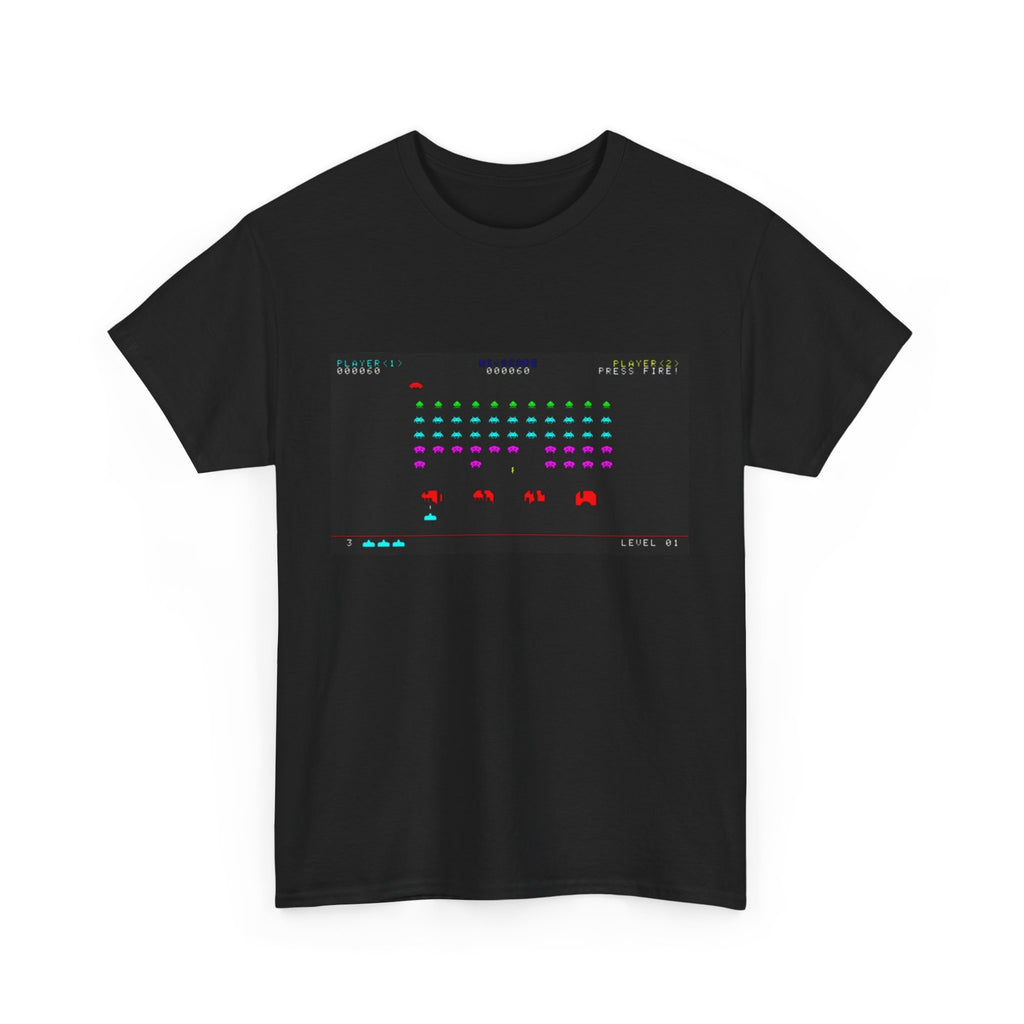 Space Invaders Tee – Classic 80s Arcade Game Scene