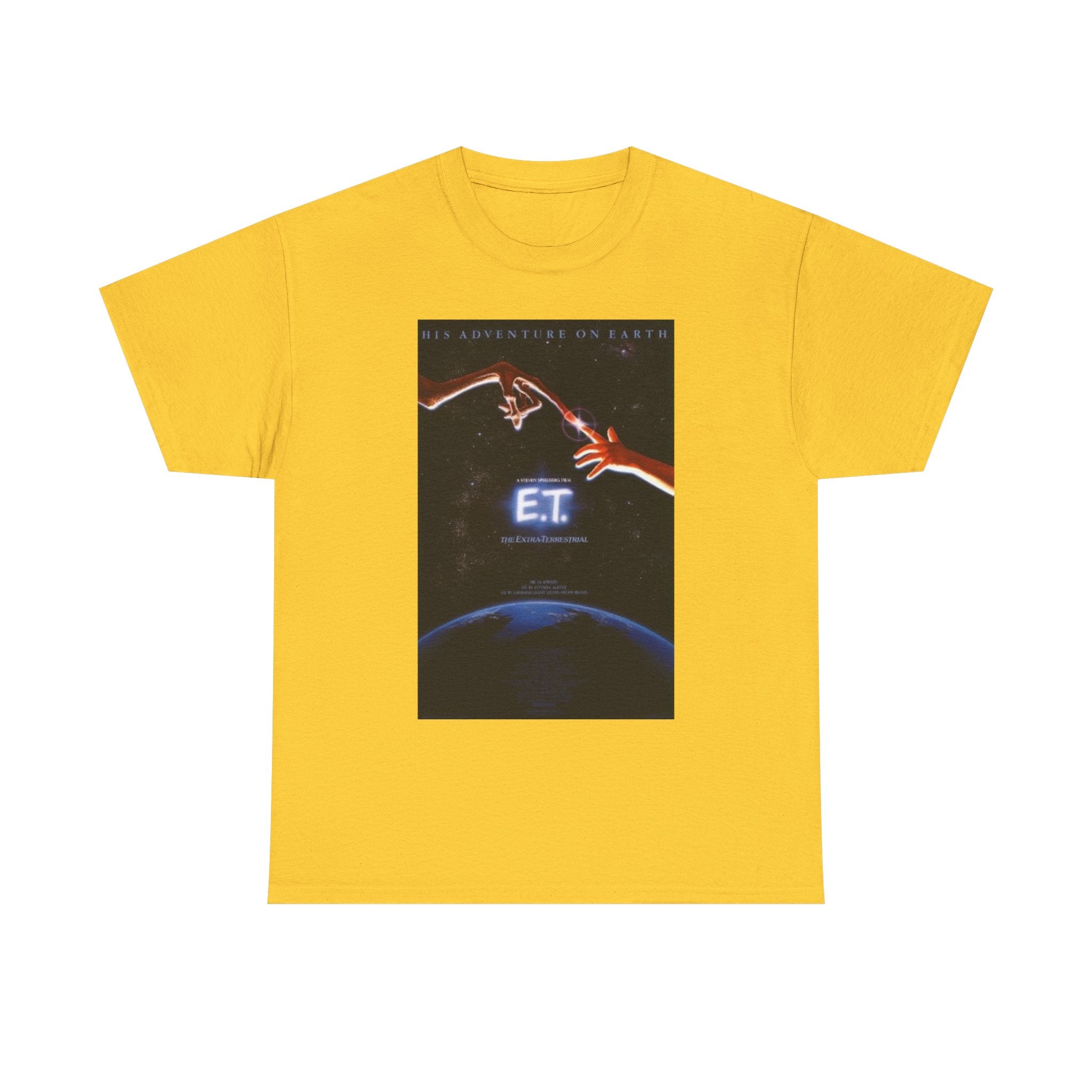 E.T. the Extra-Terrestrial Movie Poster Tee – Classic 80s Sci-Fi Family Film