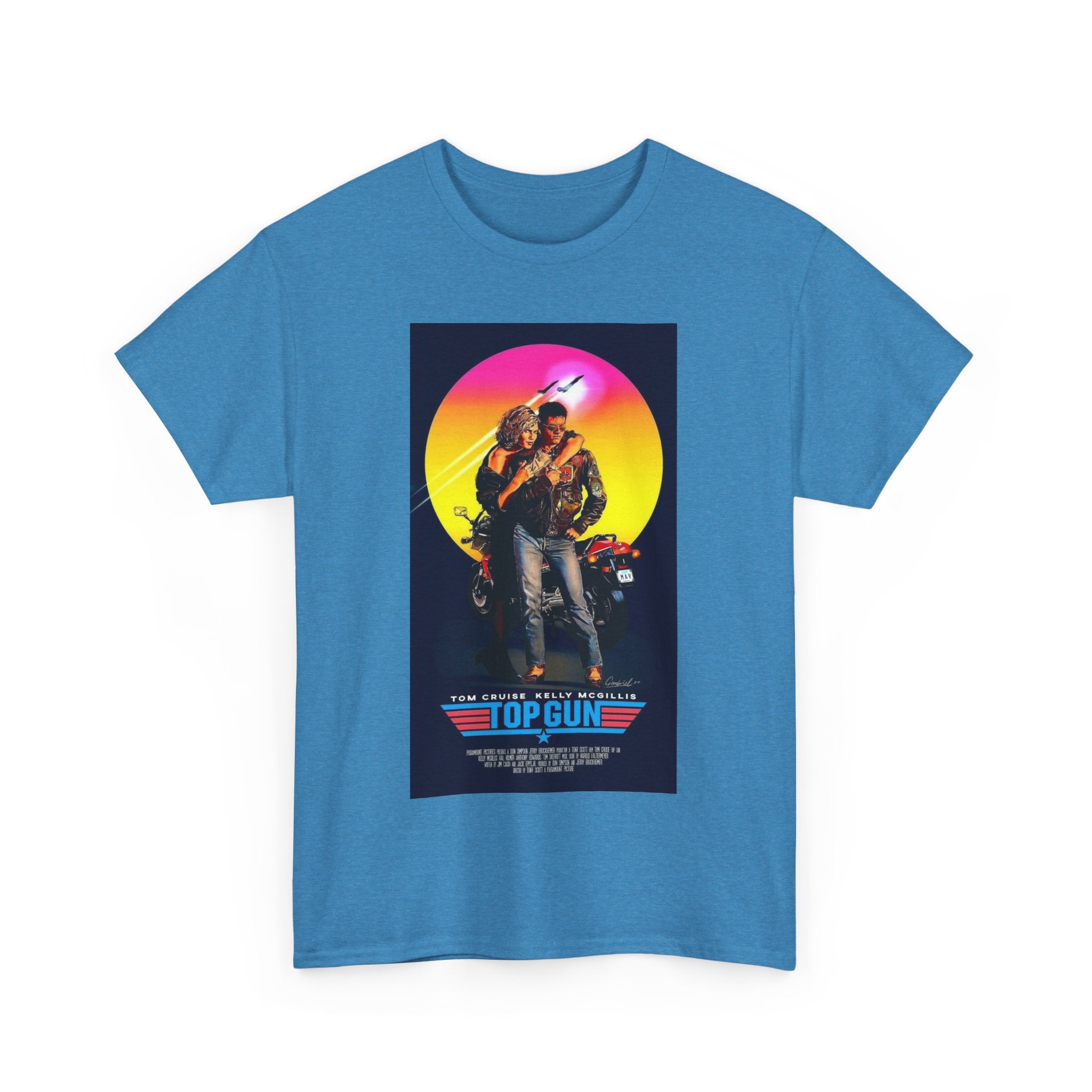 Retro 80s TOP GUN Tee – High-Flying Action Film Style