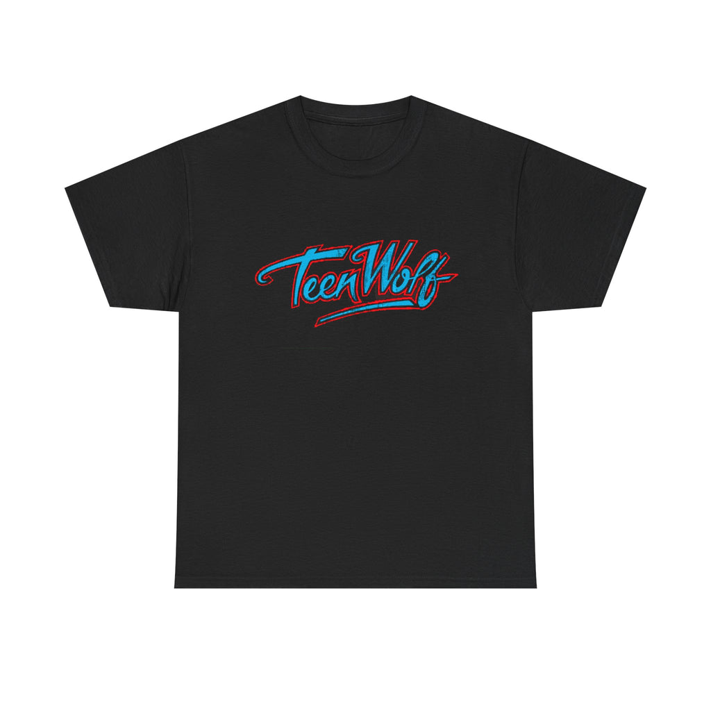 Teen Wolf Neon Logo Tee – 80s Movie Magic