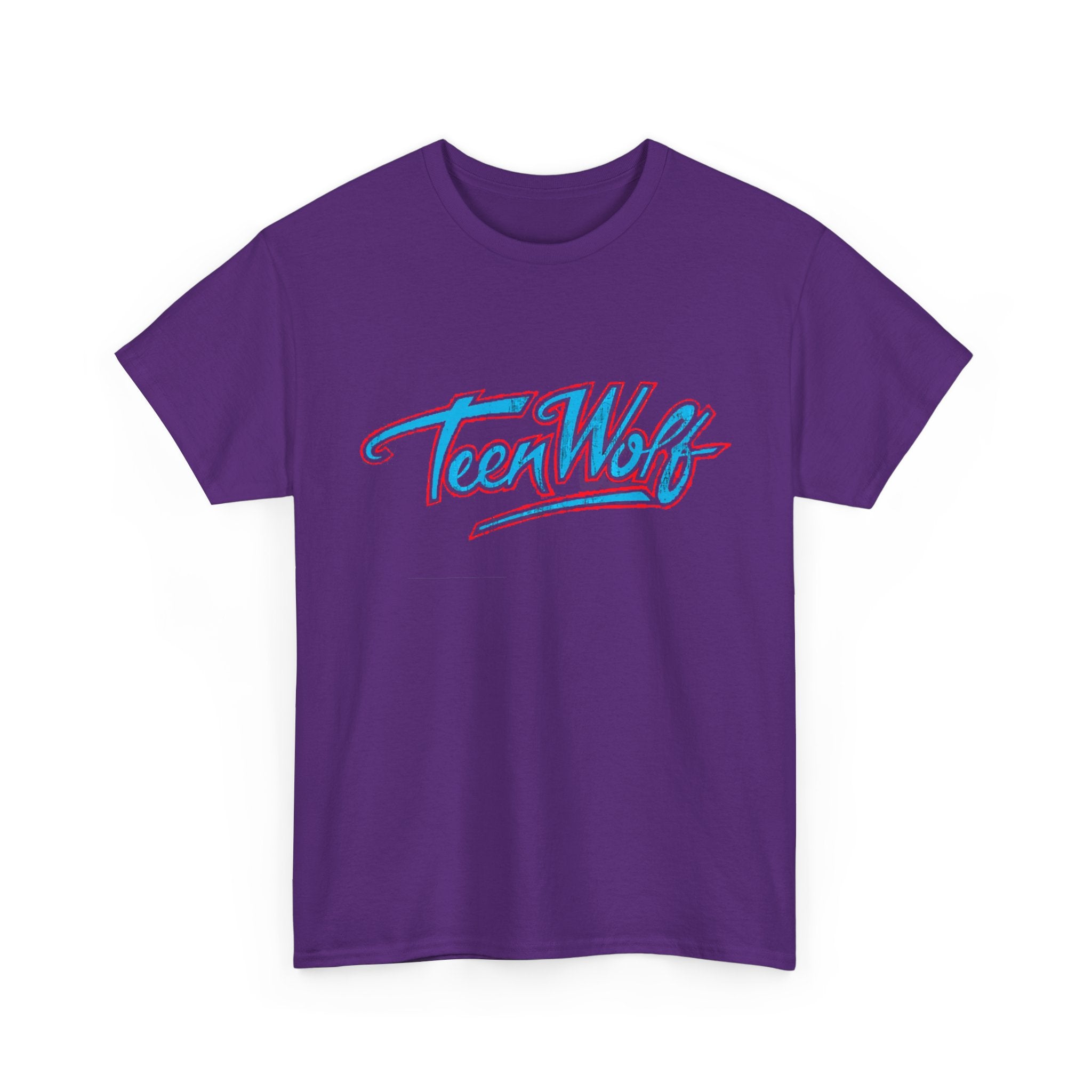 Teen Wolf Neon Logo Tee – 80s Movie Magic