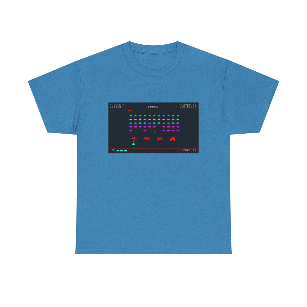 Space Invaders Tee – Classic 80s Arcade Game Scene