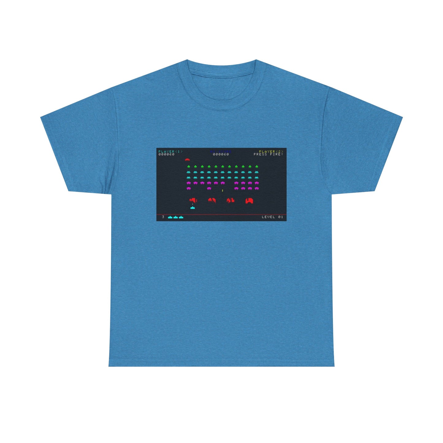 Space Invaders Tee – Classic 80s Arcade Game Scene