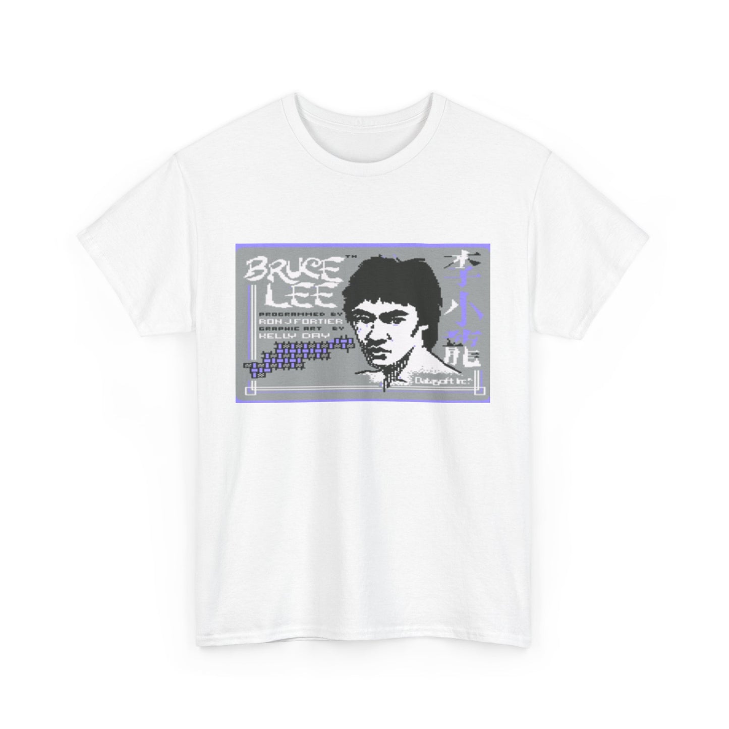 Bruce Lee Commodore 64 Title Screen Tee – Classic C64 Action Platformer