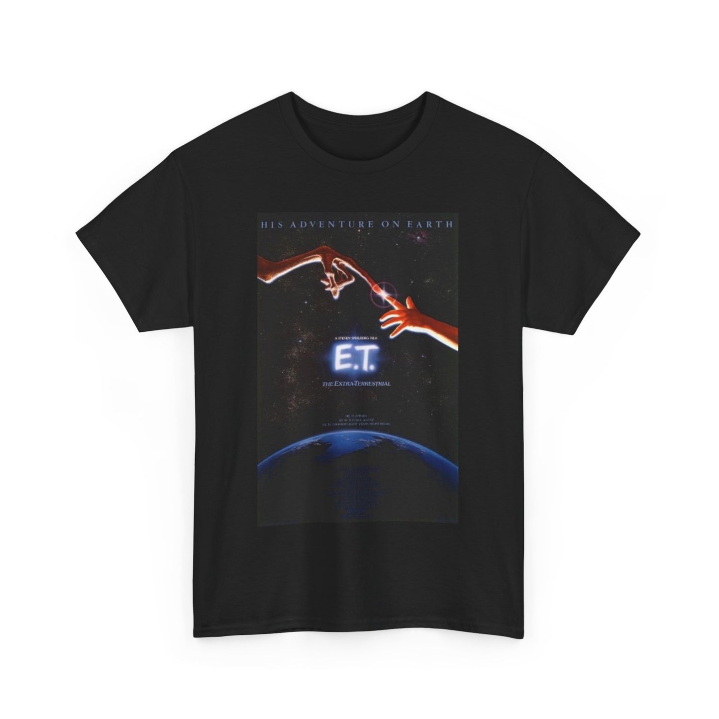 E.T. the Extra-Terrestrial Movie Poster Tee – Classic 80s Sci-Fi Family Film