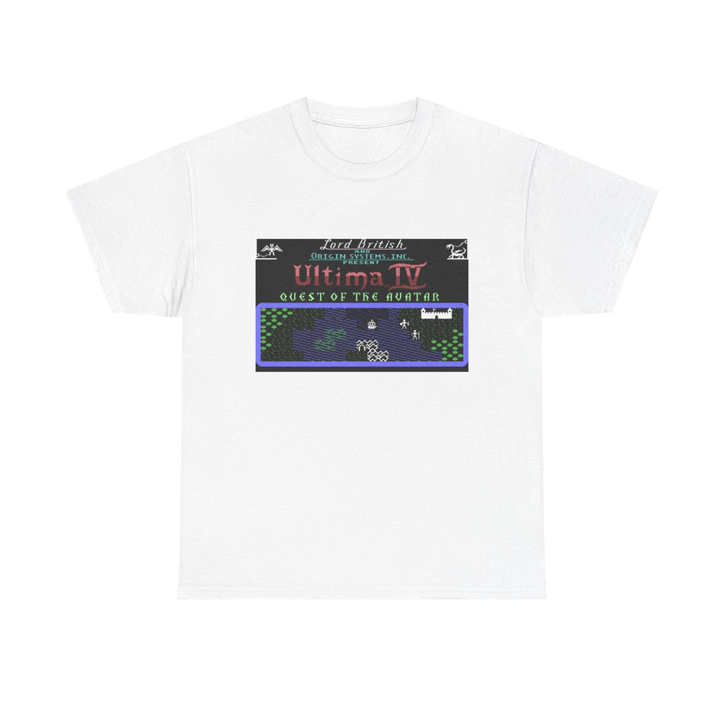 Ultima IV: Quest of the Avatar Commodore 64 Title Screen Tee – Classic C64 RPG