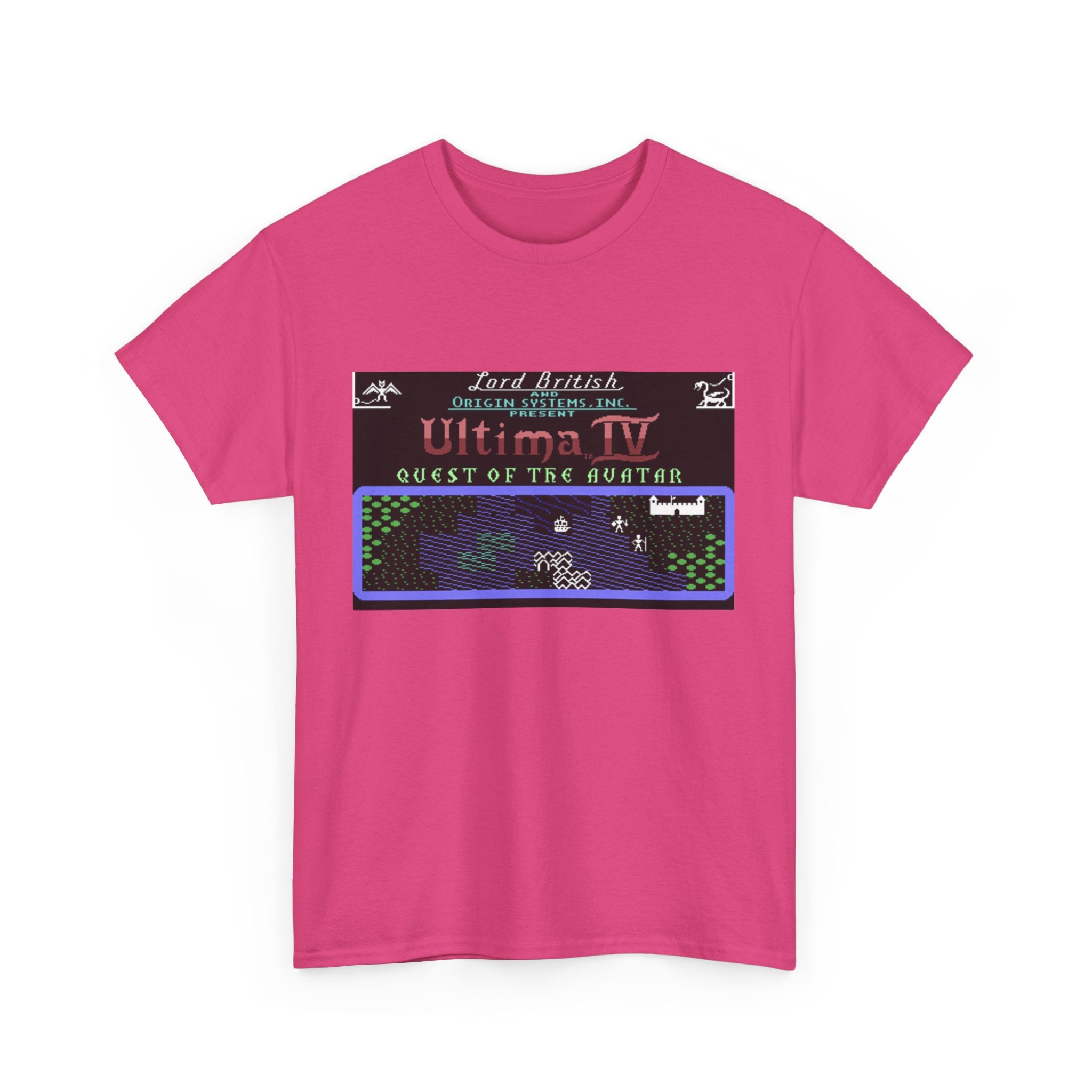 Ultima IV: Quest of the Avatar Commodore 64 Title Screen Tee – Classic C64 RPG