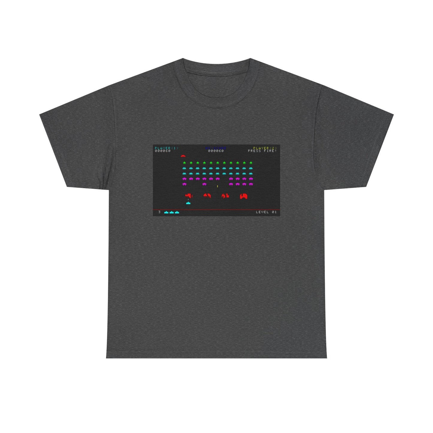 Space Invaders Tee – Classic 80s Arcade Game Scene