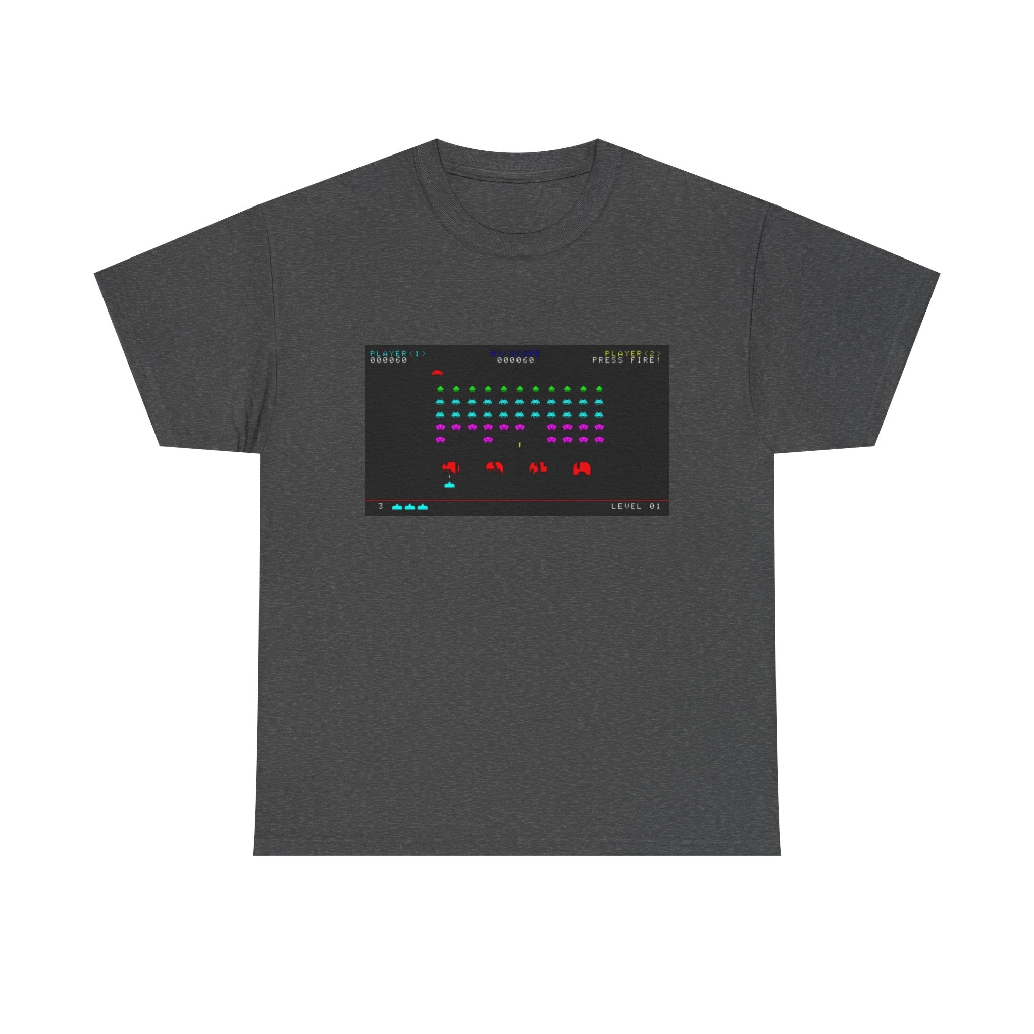 Space Invaders Tee – Classic 80s Arcade Game Scene