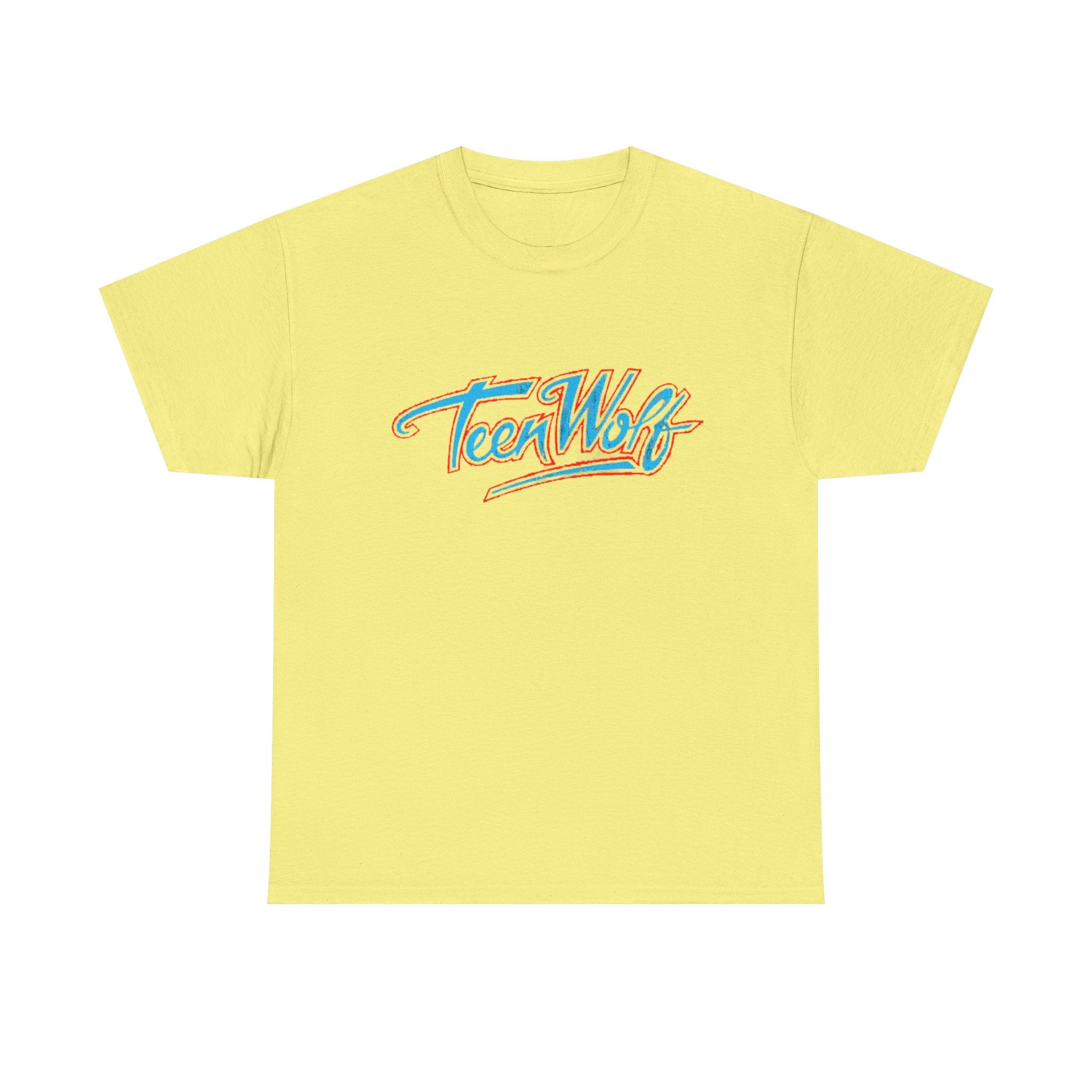 Teen Wolf Neon Logo Tee – 80s Movie Magic