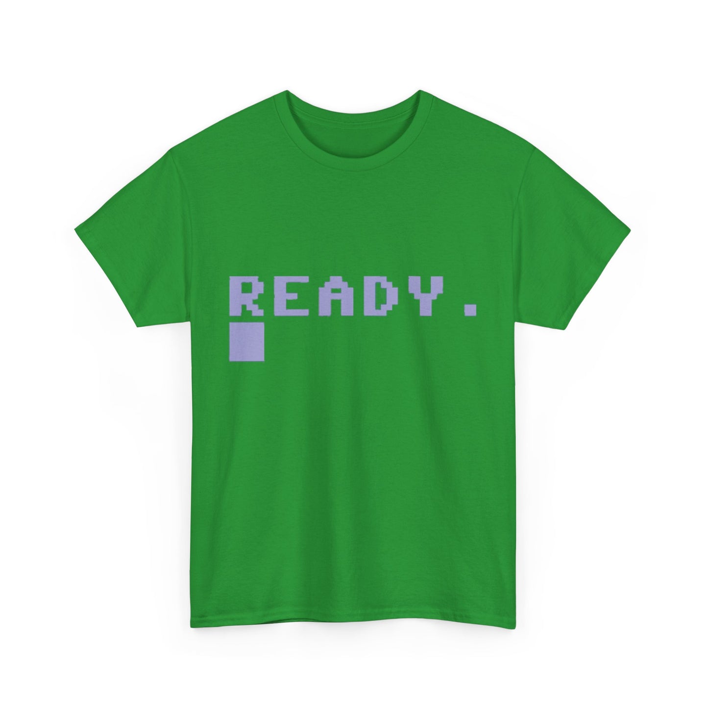 READY. – Commodore 64 Startup Screen Tee 80s Retro Computing