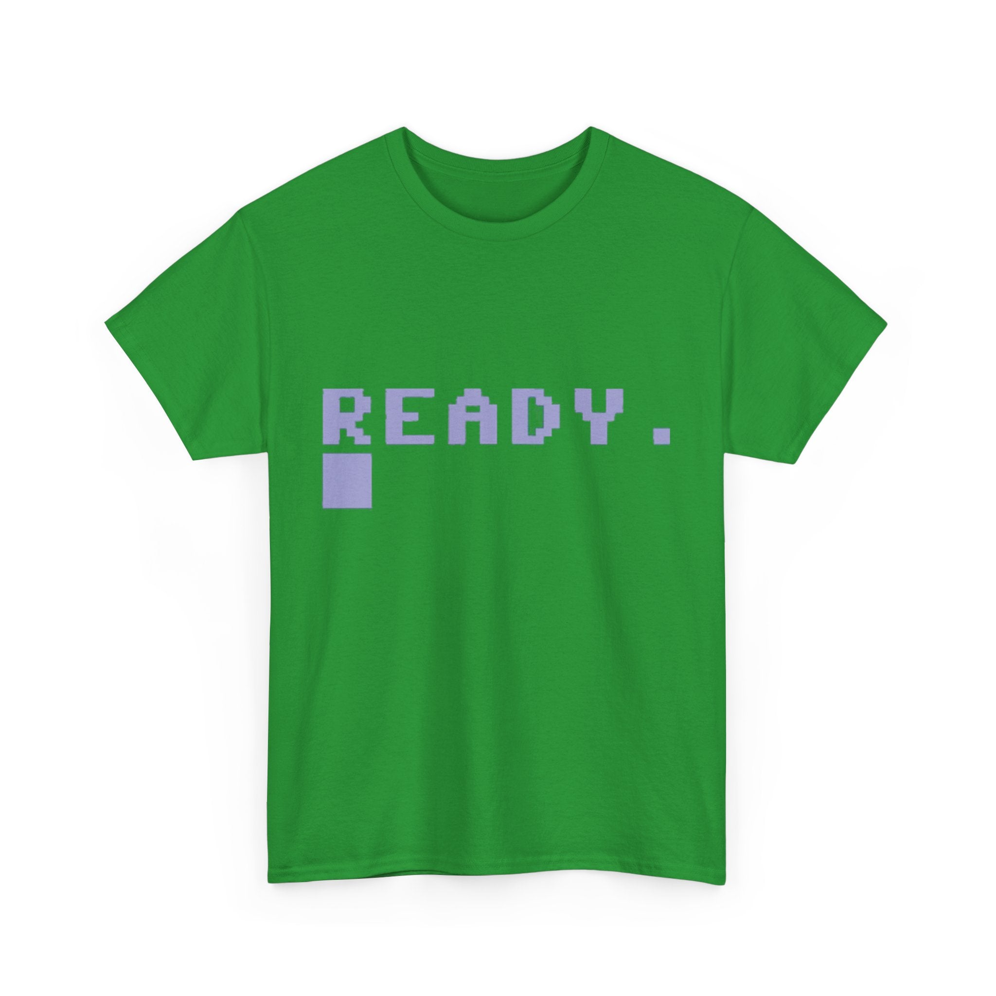 READY. – Commodore 64 Startup Screen Tee 80s Retro Computing