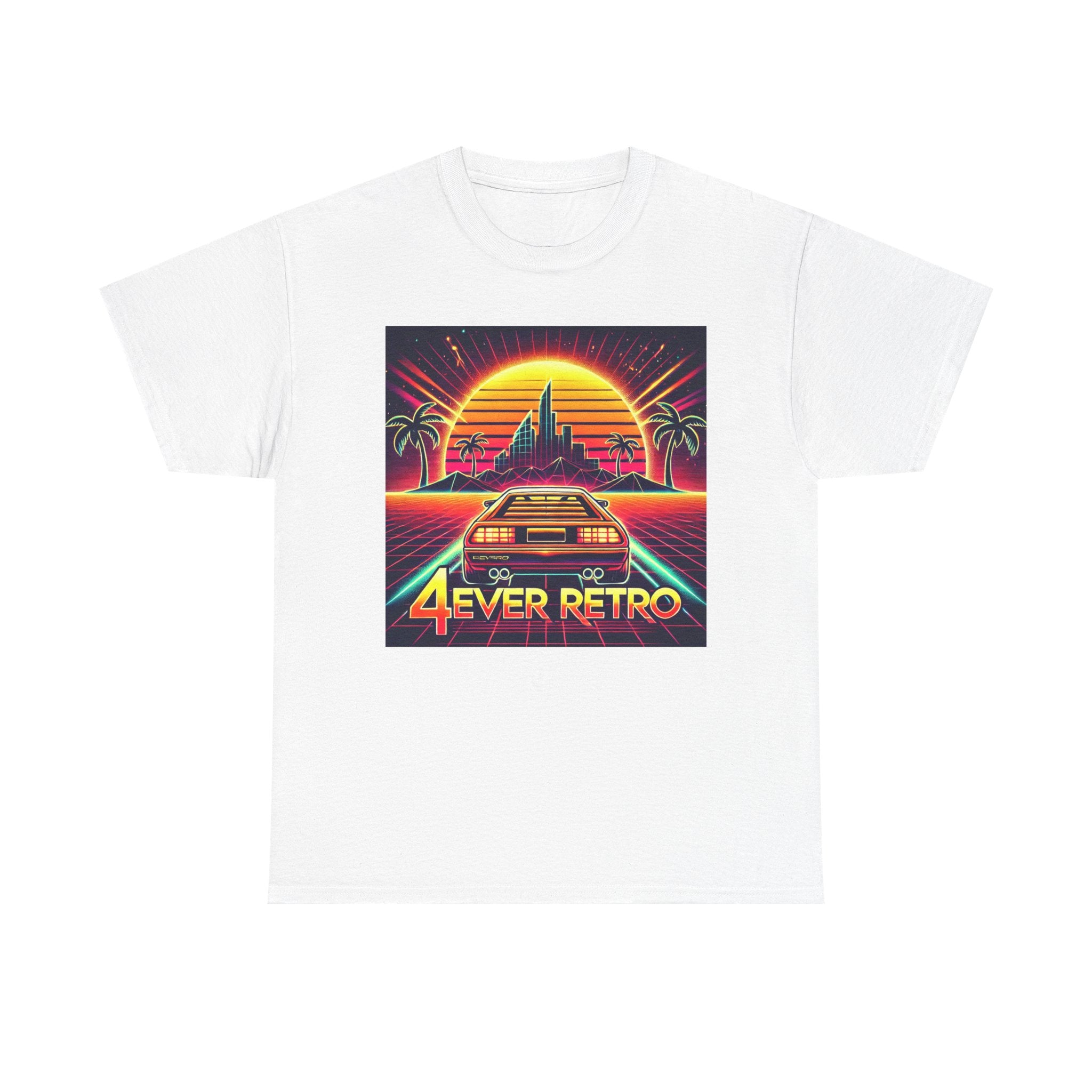 4ever Retro Outrun Tee – Drive into Neon Nostalgia