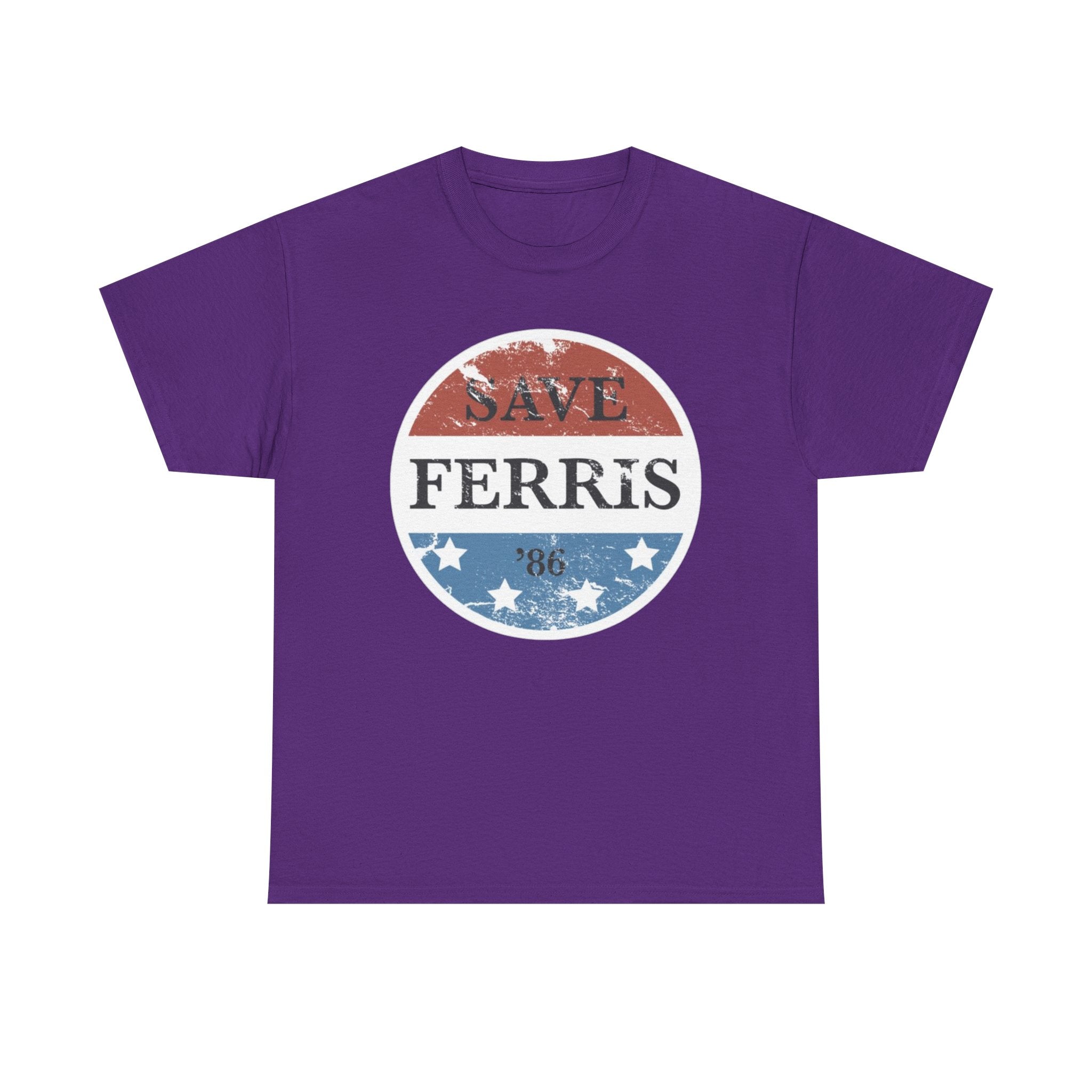 Save Ferris Classic Tee – 80s Movie Nostalgia