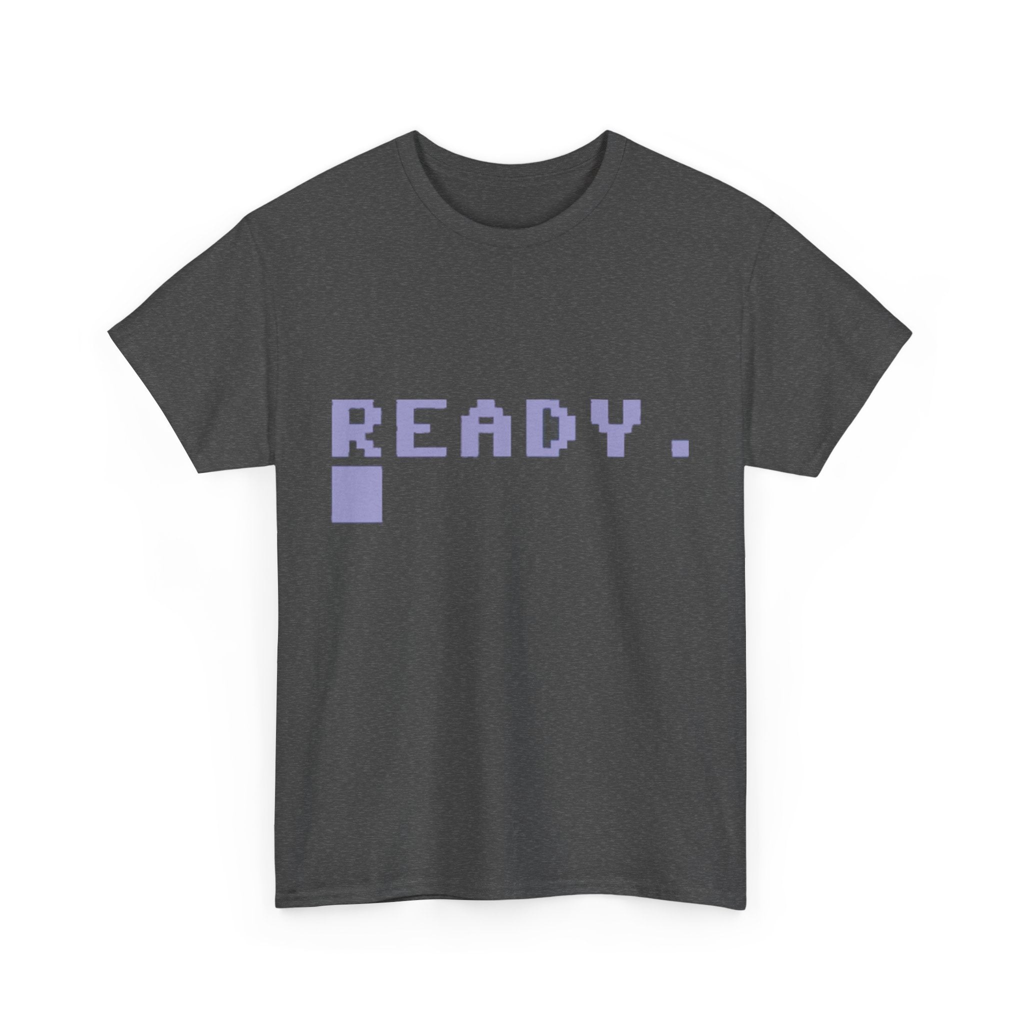 READY. – Commodore 64 Startup Screen Tee 80s Retro Computing