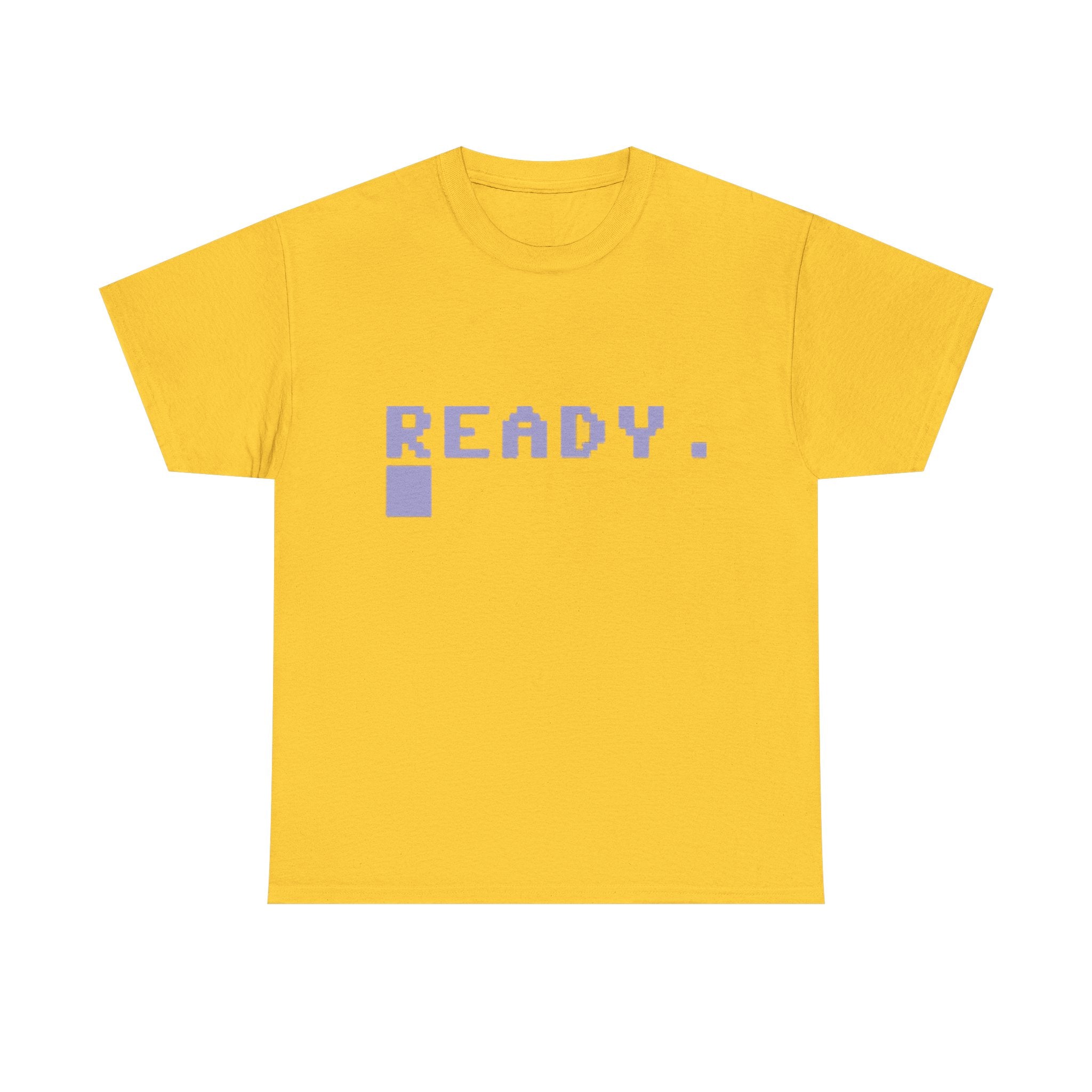 READY. – Commodore 64 Startup Screen Tee 80s Retro Computing