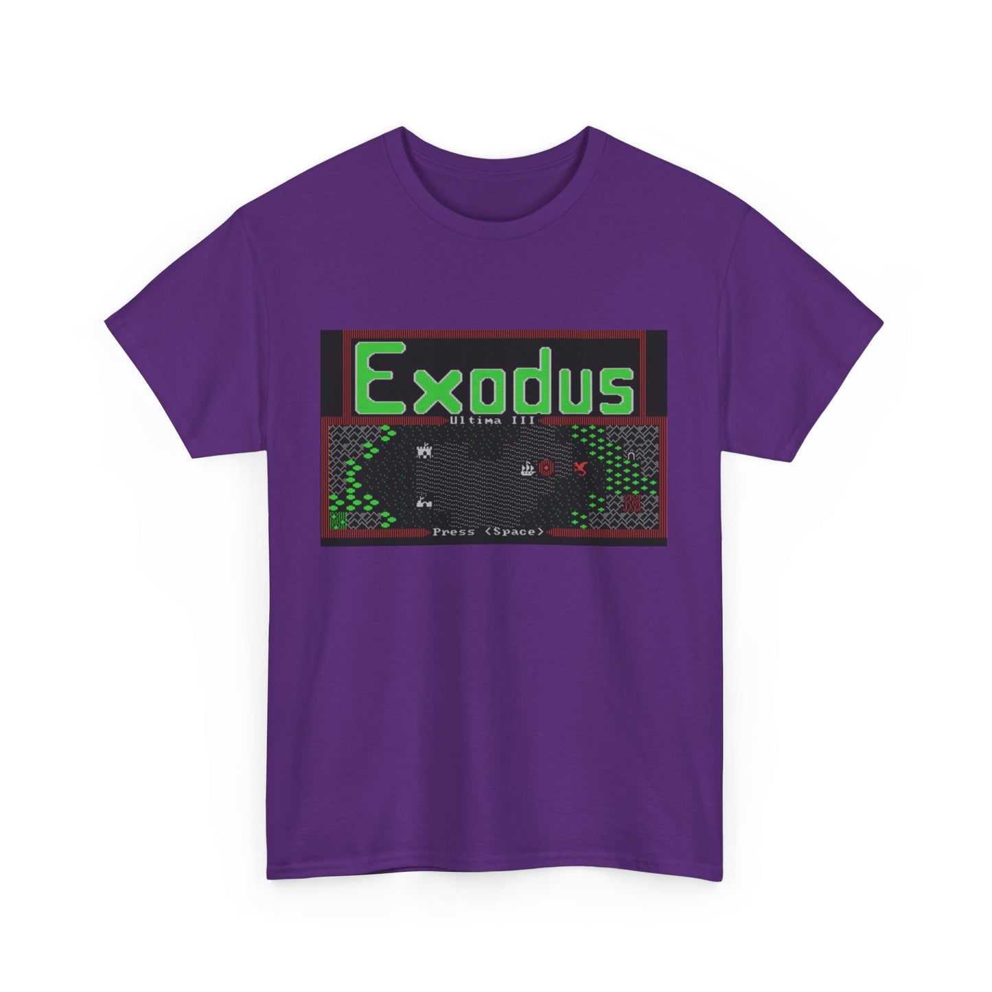 Ultima III: Exodus Commodore 64 Title Screen Tee – Classic C64 RPG