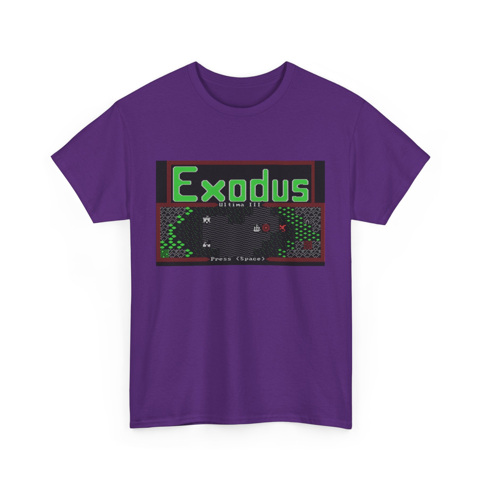 Ultima III: Exodus Commodore 64 Title Screen Tee – Classic C64 RPG
