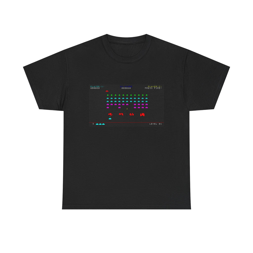 Space Invaders Tee – Classic 80s Arcade Game Scene