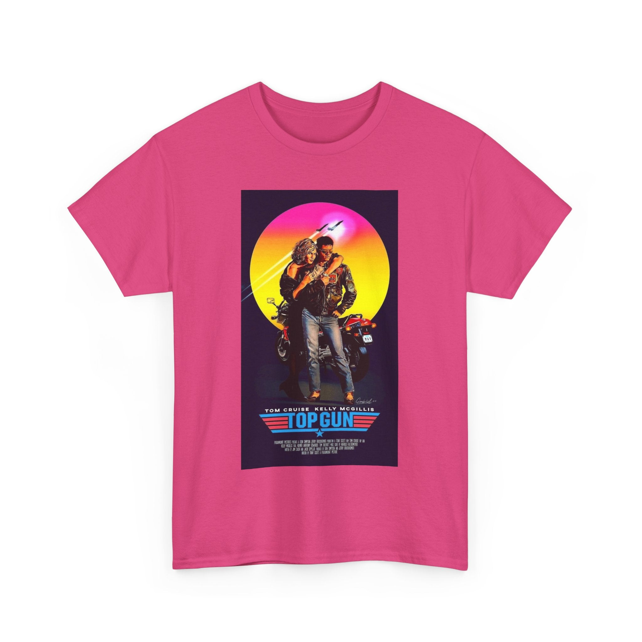 Retro 80s TOP GUN Tee – High-Flying Action Film Style