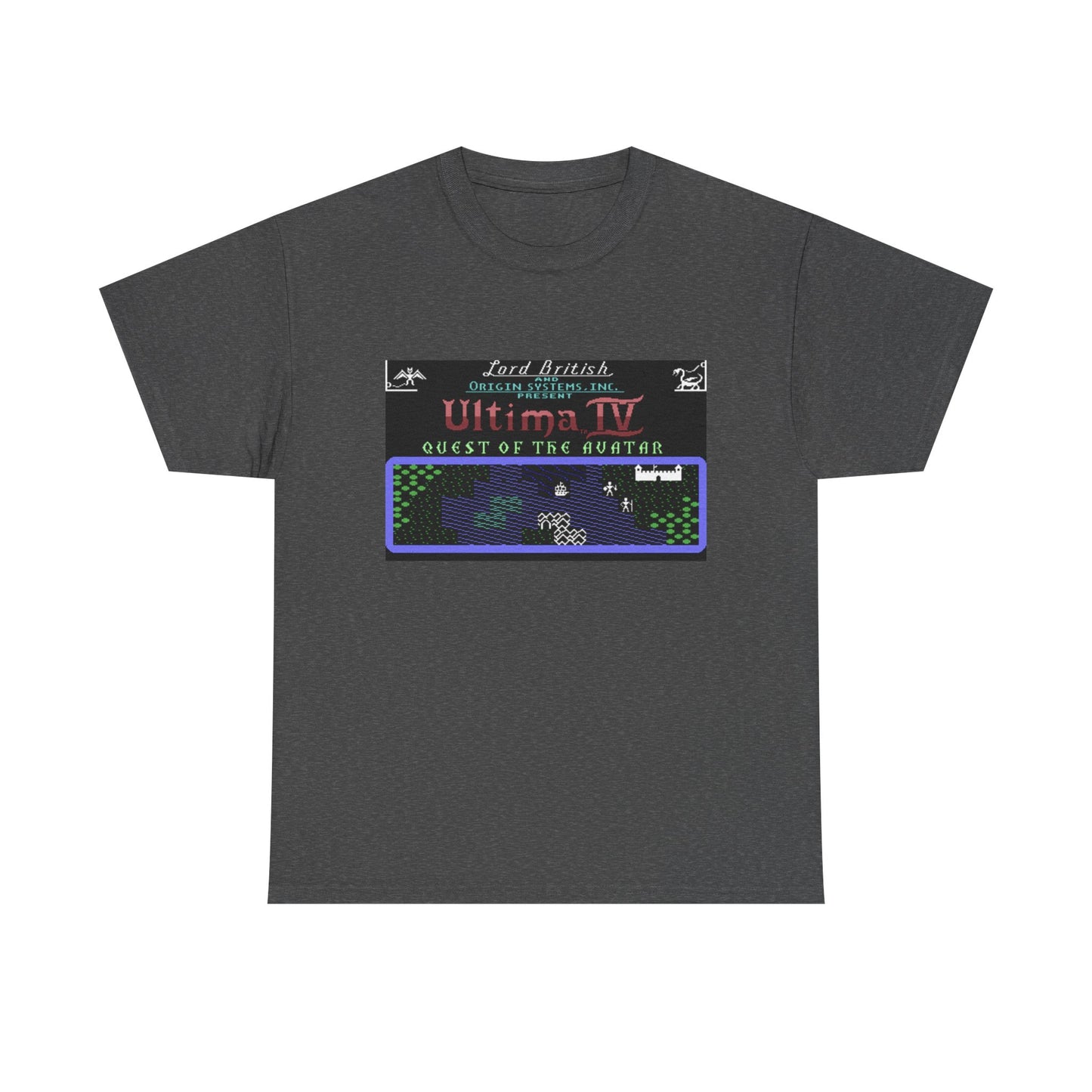 Ultima IV: Quest of the Avatar Commodore 64 Title Screen Tee – Classic C64 RPG