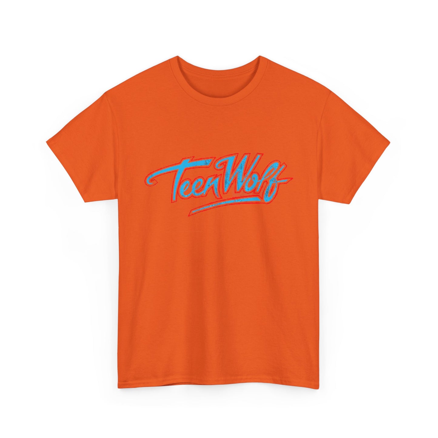 Teen Wolf Neon Logo Tee – 80s Movie Magic