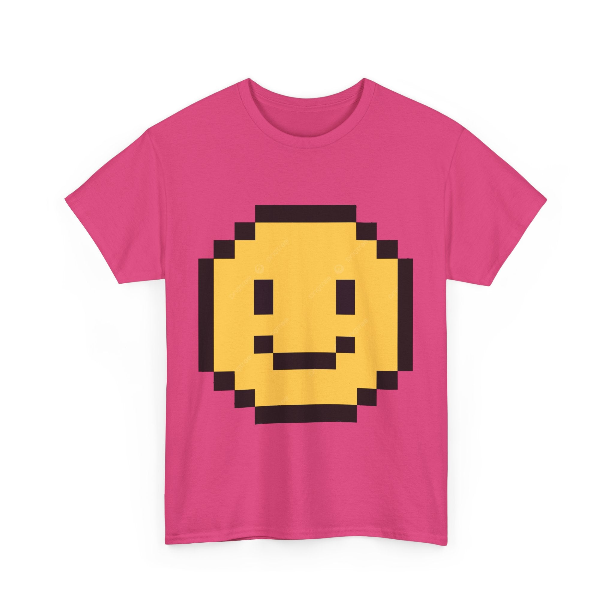 8-Bit Smiley Face Tee – Classic Pixel Art Retro Gaming Style