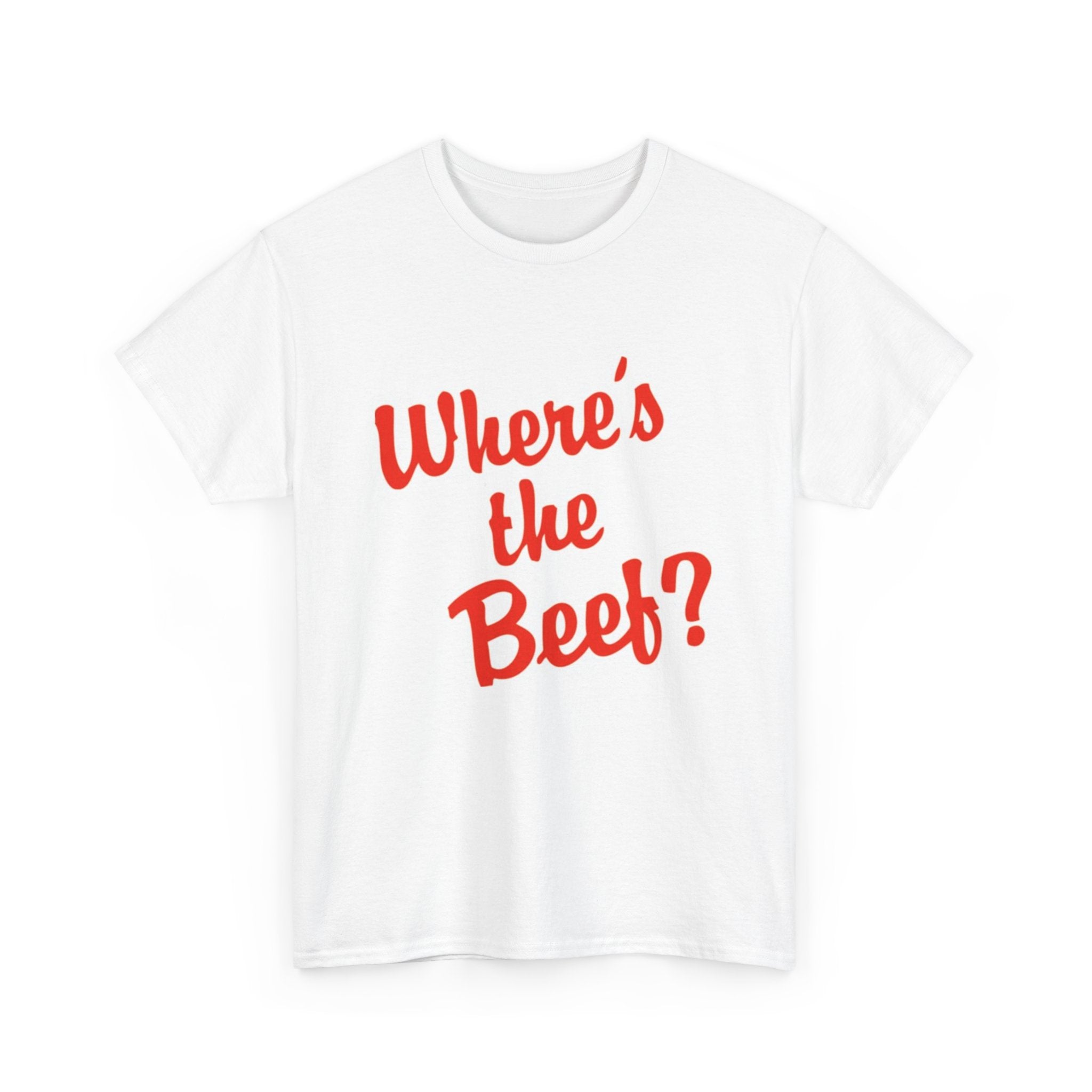 Where’s the Beef? Classic Tee – 80s Ad Icon