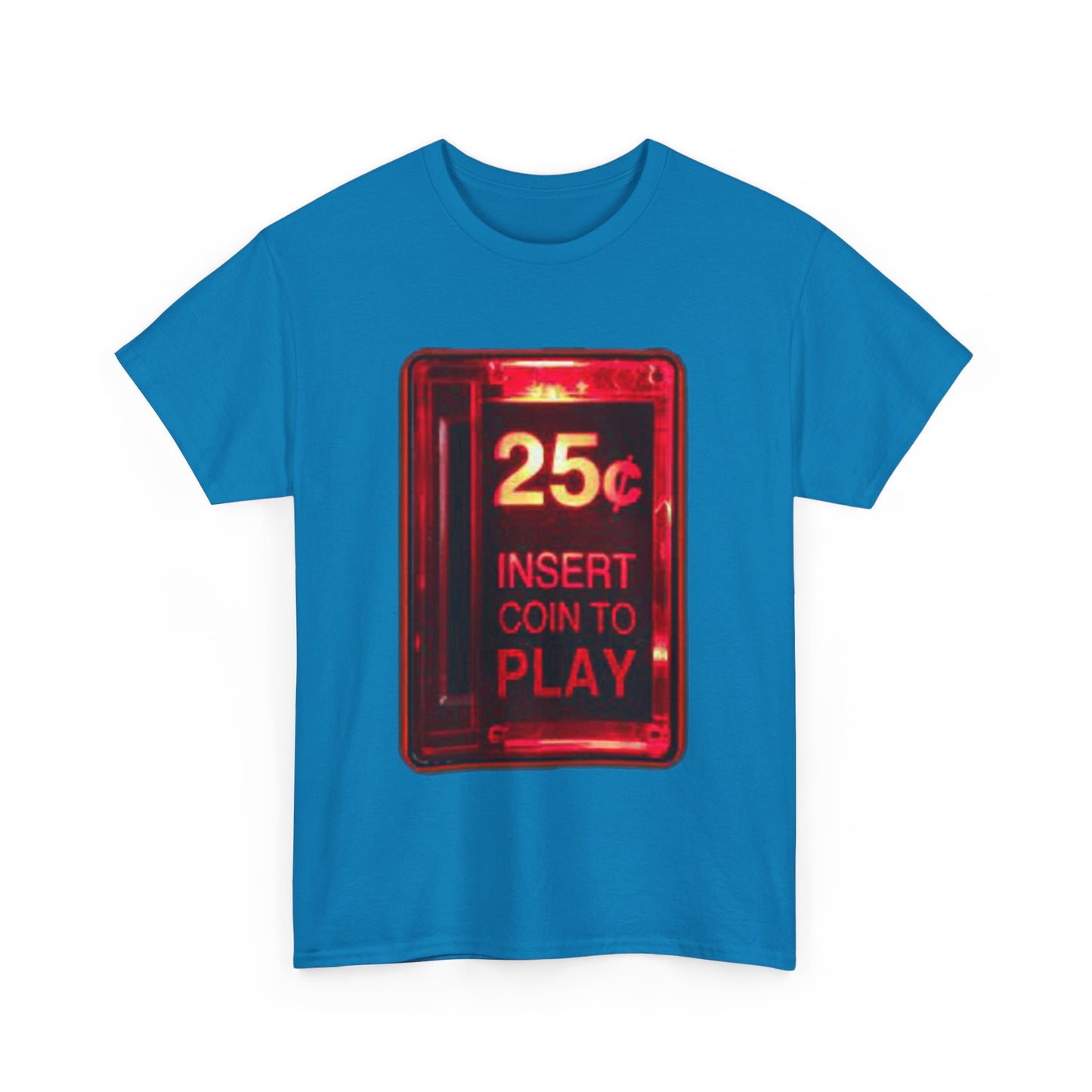 Retro Arcade Coin Slot Tee – “25¢ Insert Coin to Play” Gaming Shirt