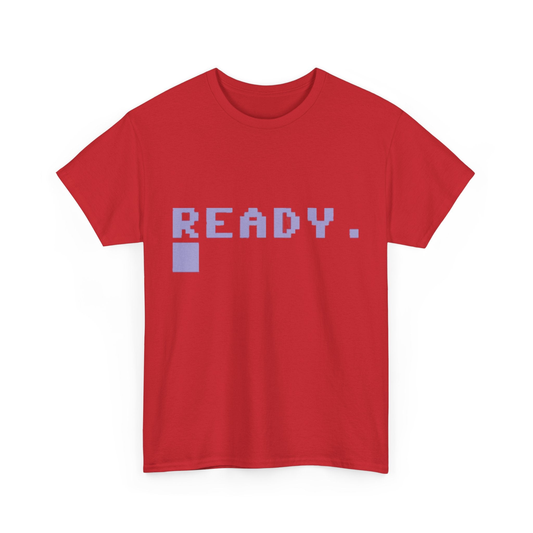 READY. – Commodore 64 Startup Screen Tee 80s Retro Computing