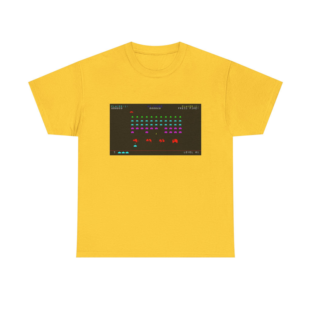 Space Invaders Tee – Classic 80s Arcade Game Scene