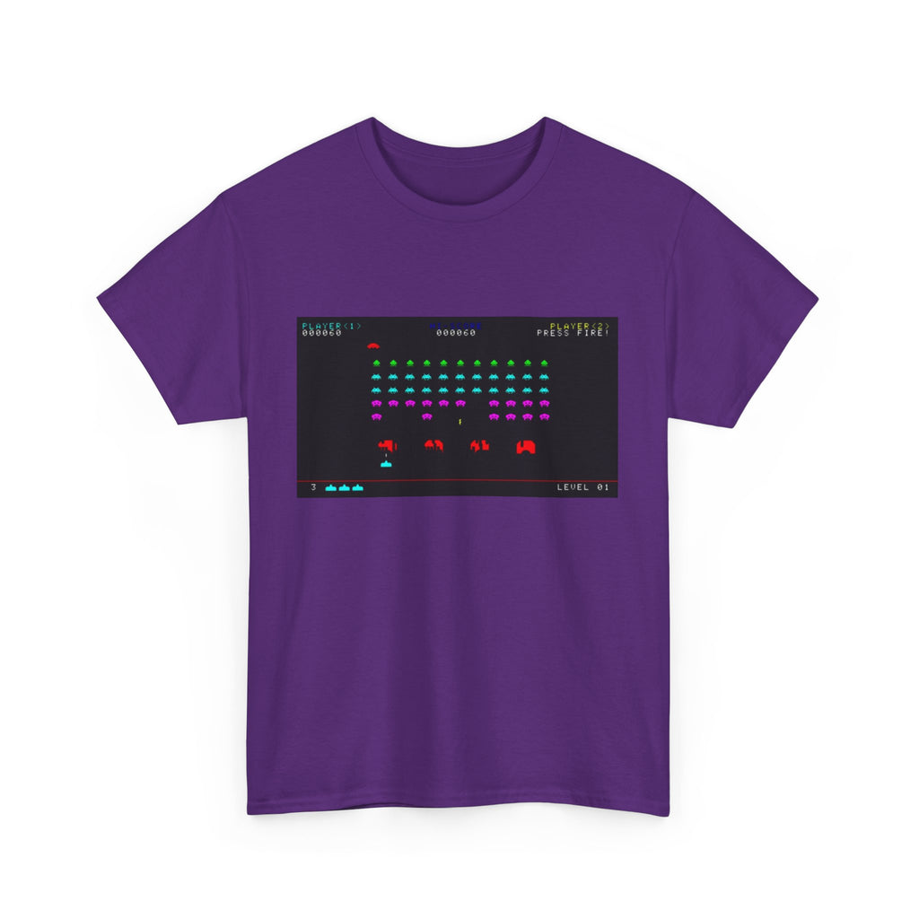 Space Invaders Tee – Classic 80s Arcade Game Scene
