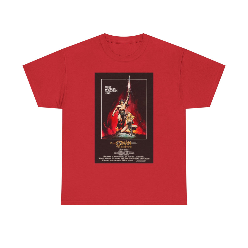 Conan the Barbarian Movie Poster Tee – Epic 80s Fantasy Classic