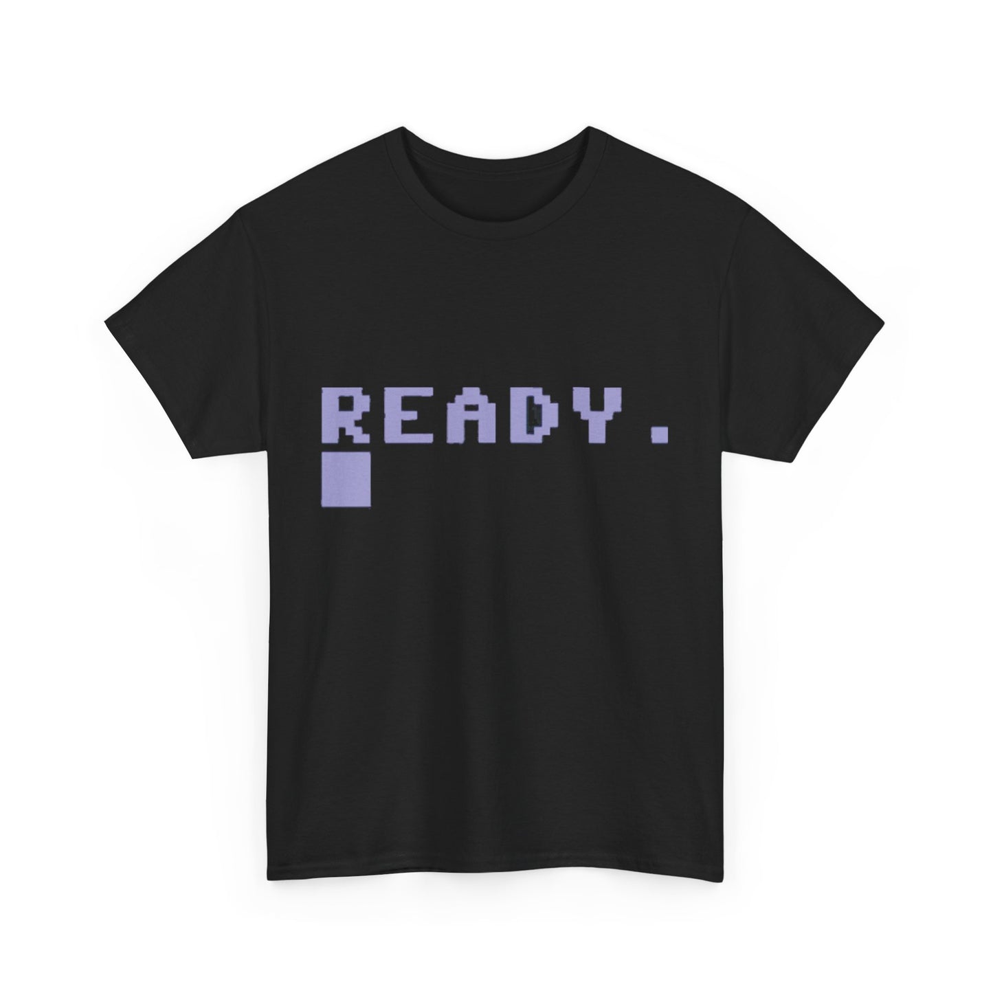 READY. – Commodore 64 Startup Screen Tee 80s Retro Computing