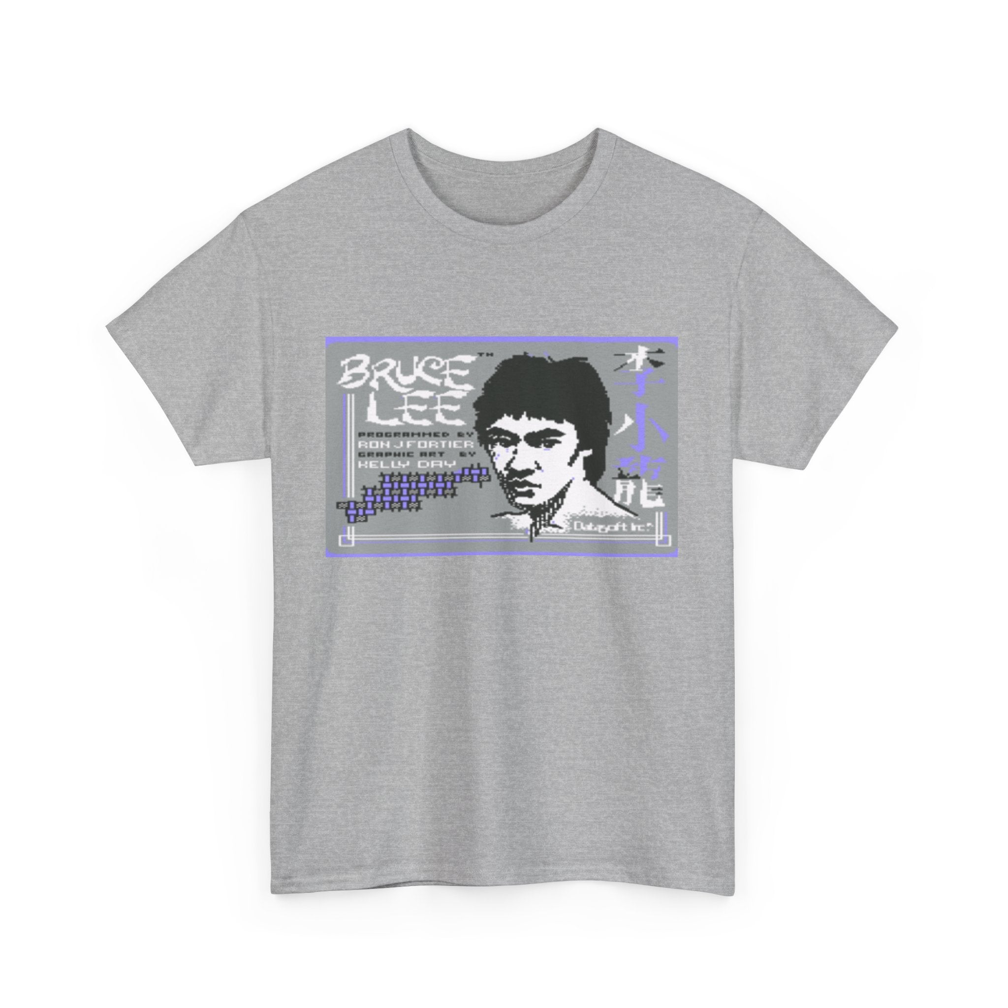 Bruce Lee Commodore 64 Title Screen Tee – Classic C64 Action Platformer