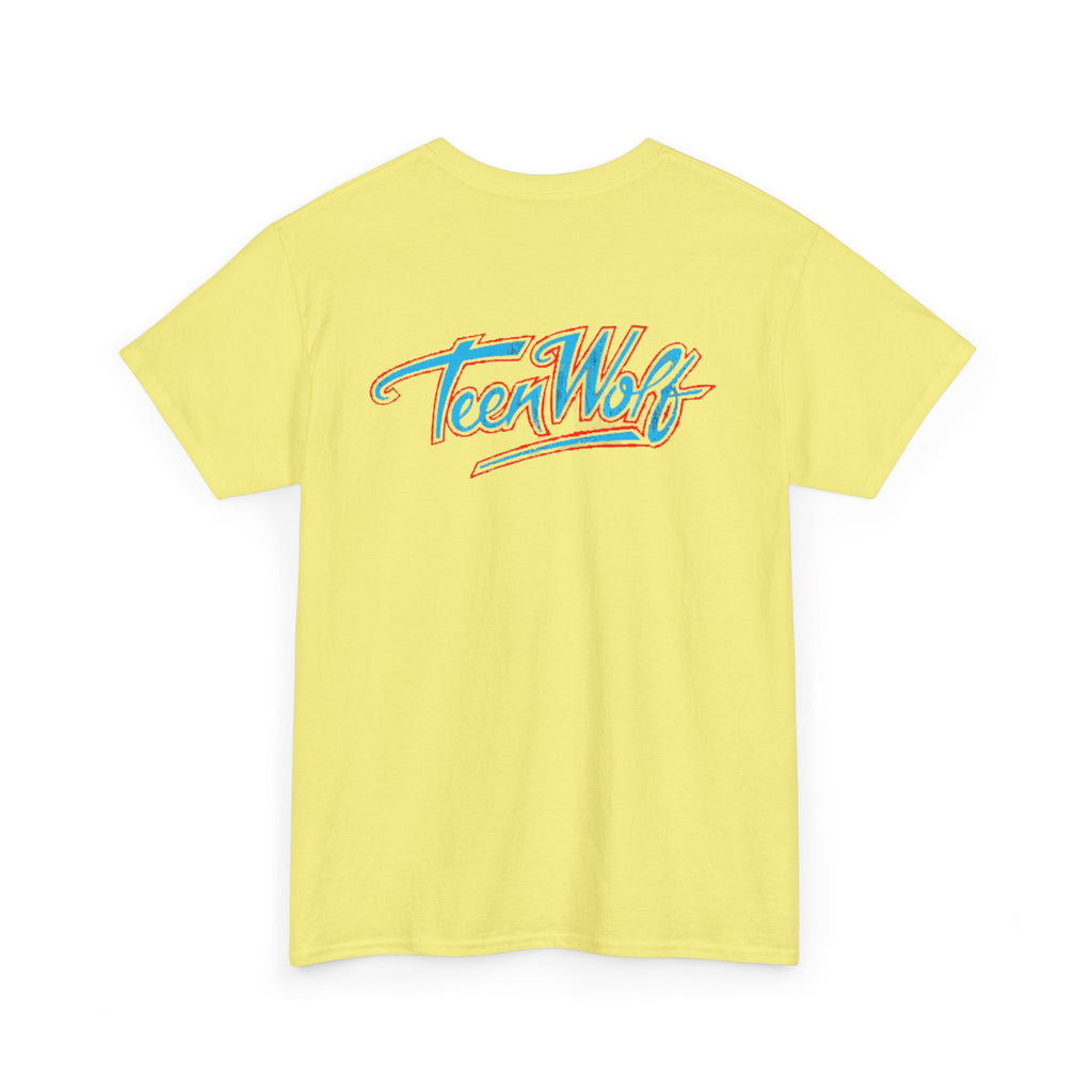 Teen Wolf Neon Logo Tee – 80s Movie Magic