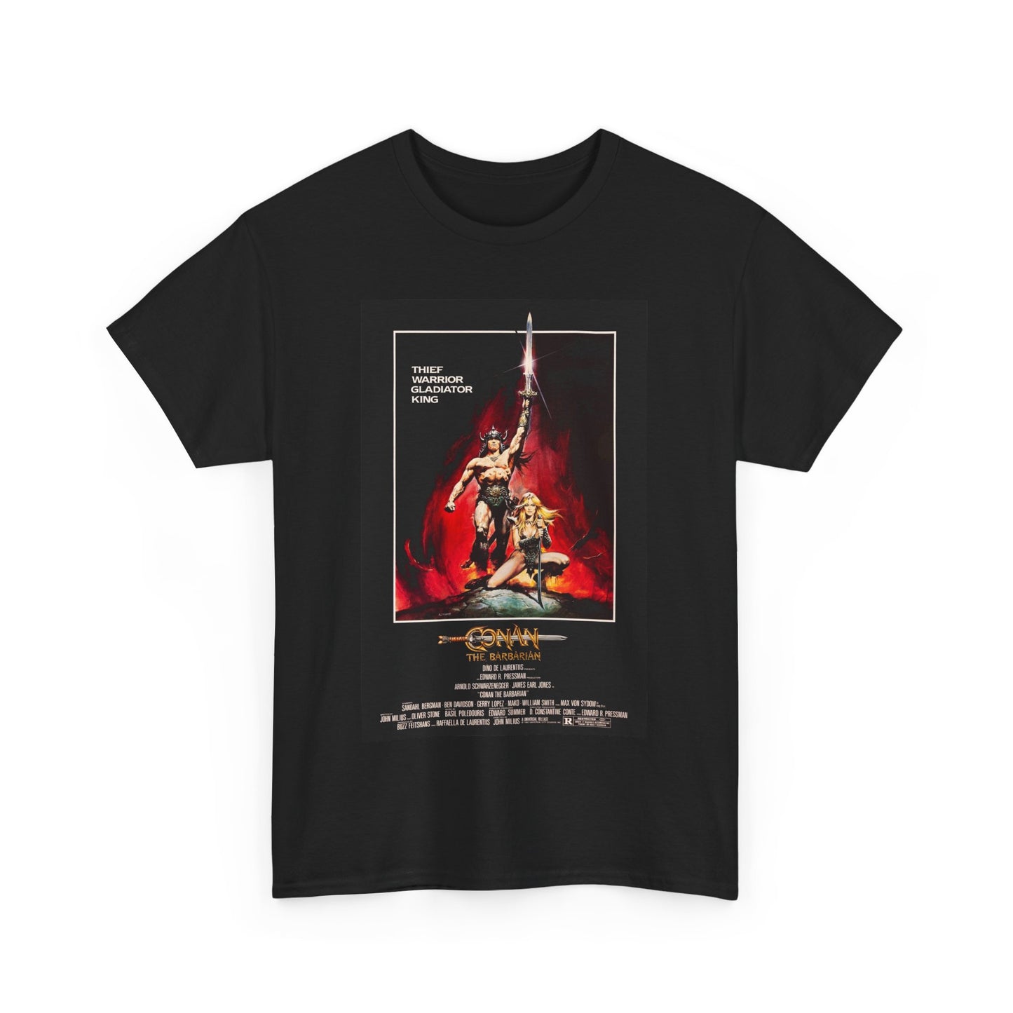 Conan the Barbarian Movie Poster Tee – Epic 80s Fantasy Classic