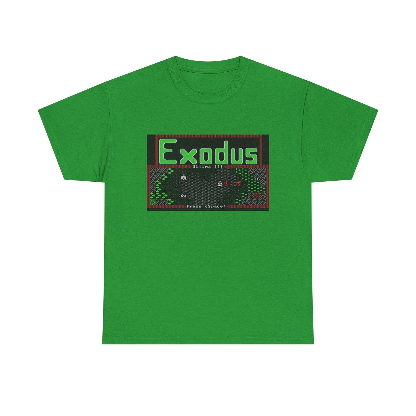 Ultima III: Exodus Commodore 64 Title Screen Tee – Classic C64 RPG
