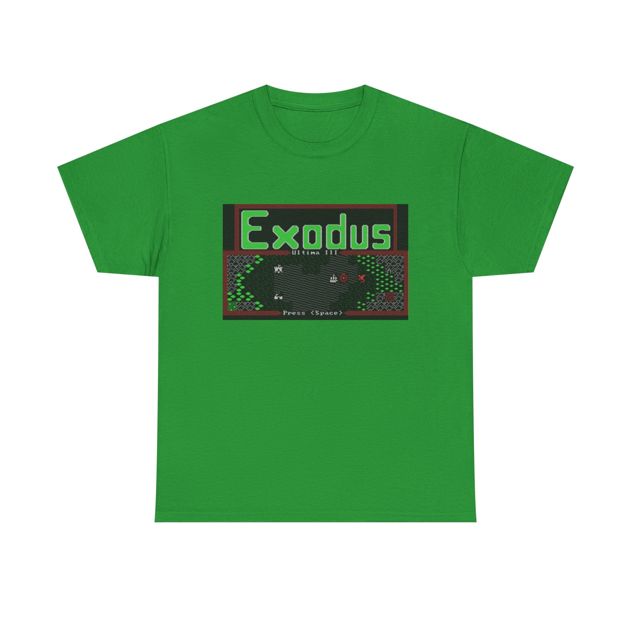 Ultima III: Exodus Commodore 64 Title Screen Tee – Classic C64 RPG