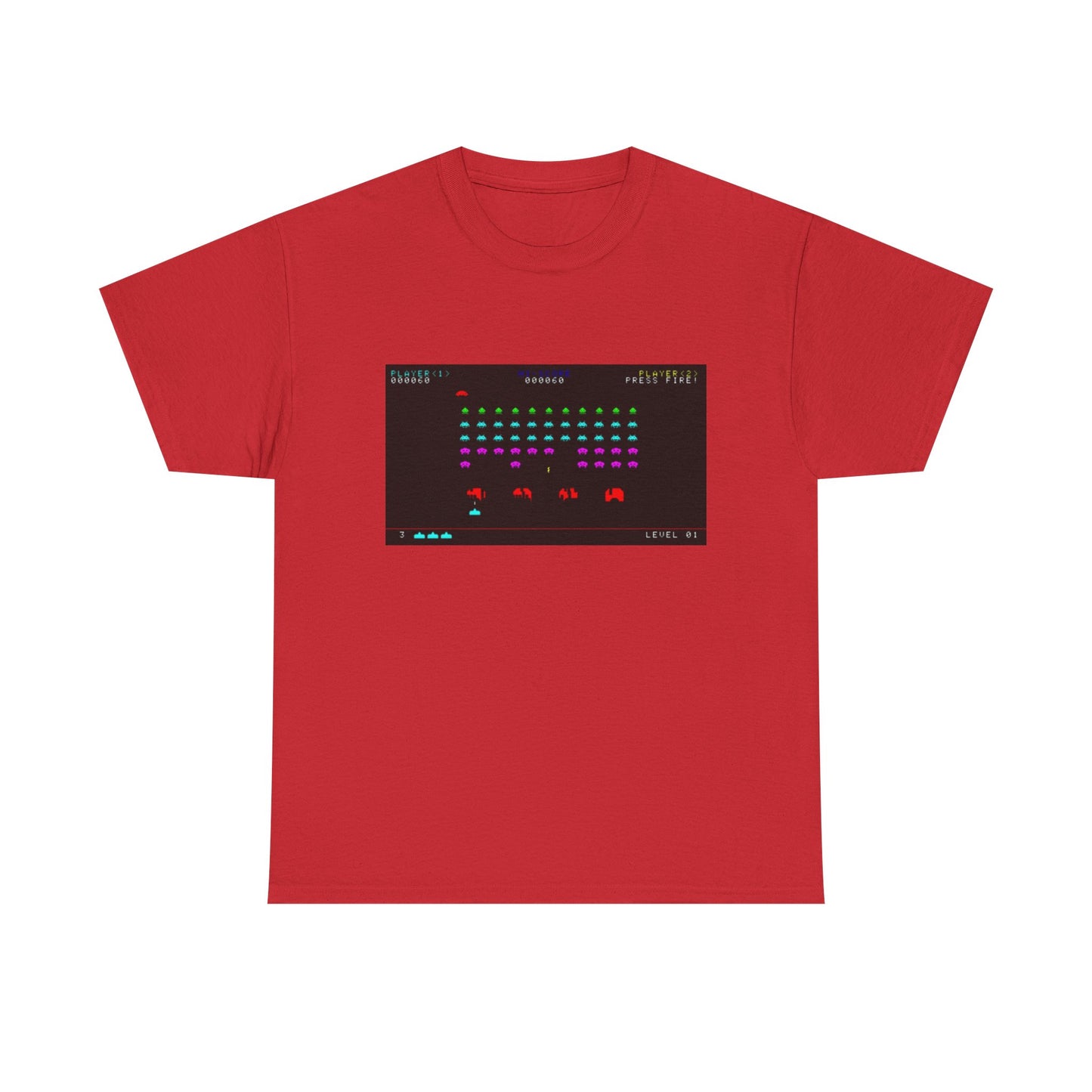 Space Invaders Tee – Classic 80s Arcade Game Scene