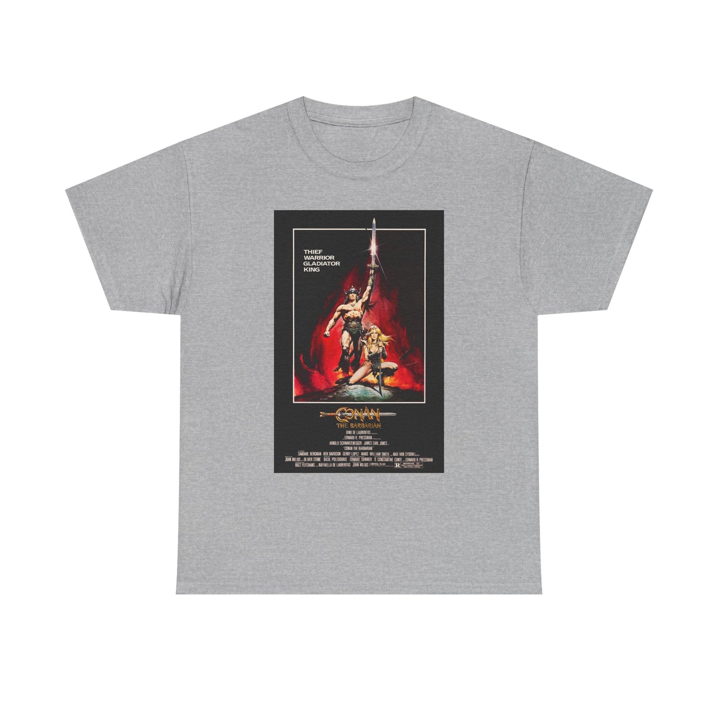 Conan the Barbarian Movie Poster Tee – Epic 80s Fantasy Classic