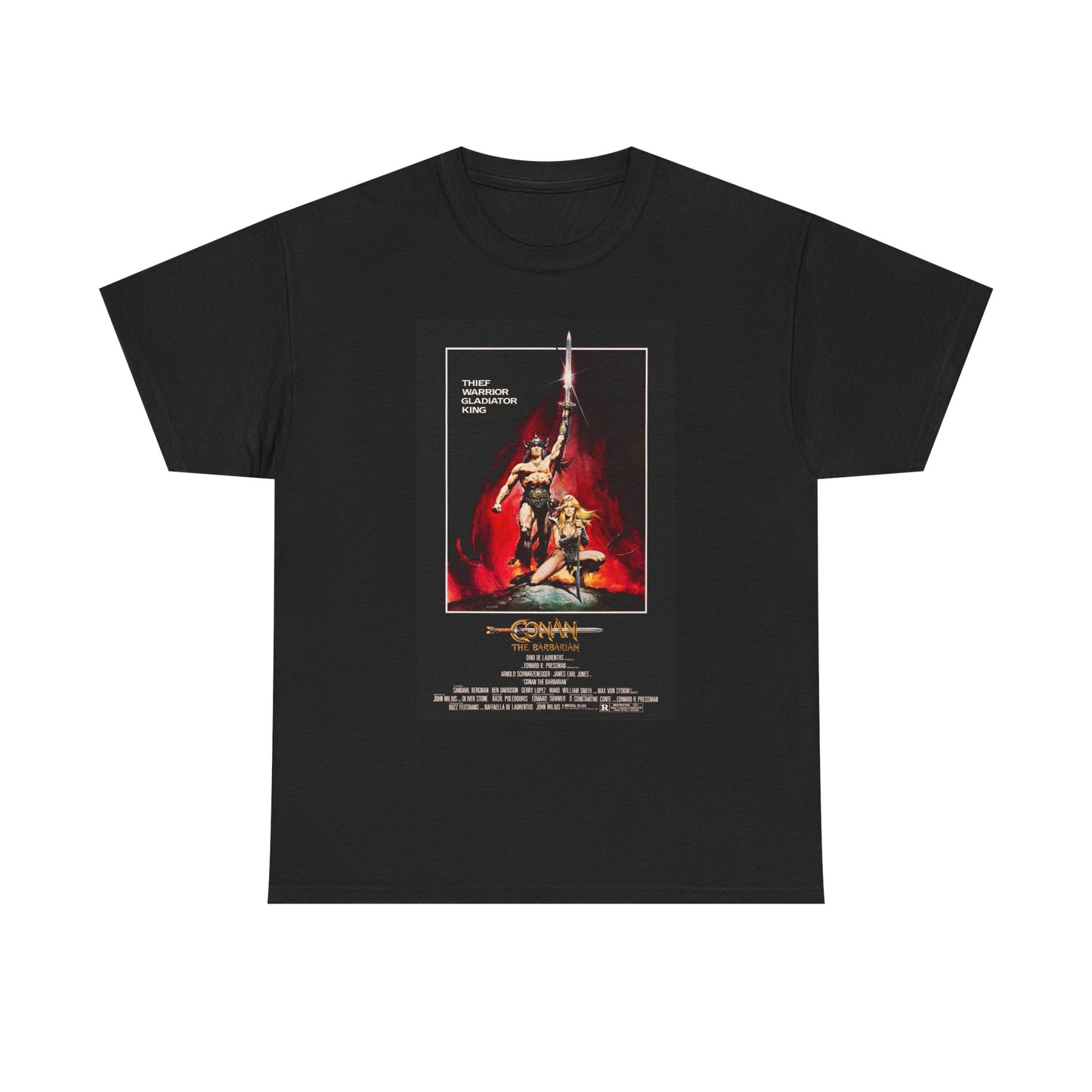 Conan the Barbarian Movie Poster Tee – Epic 80s Fantasy Classic