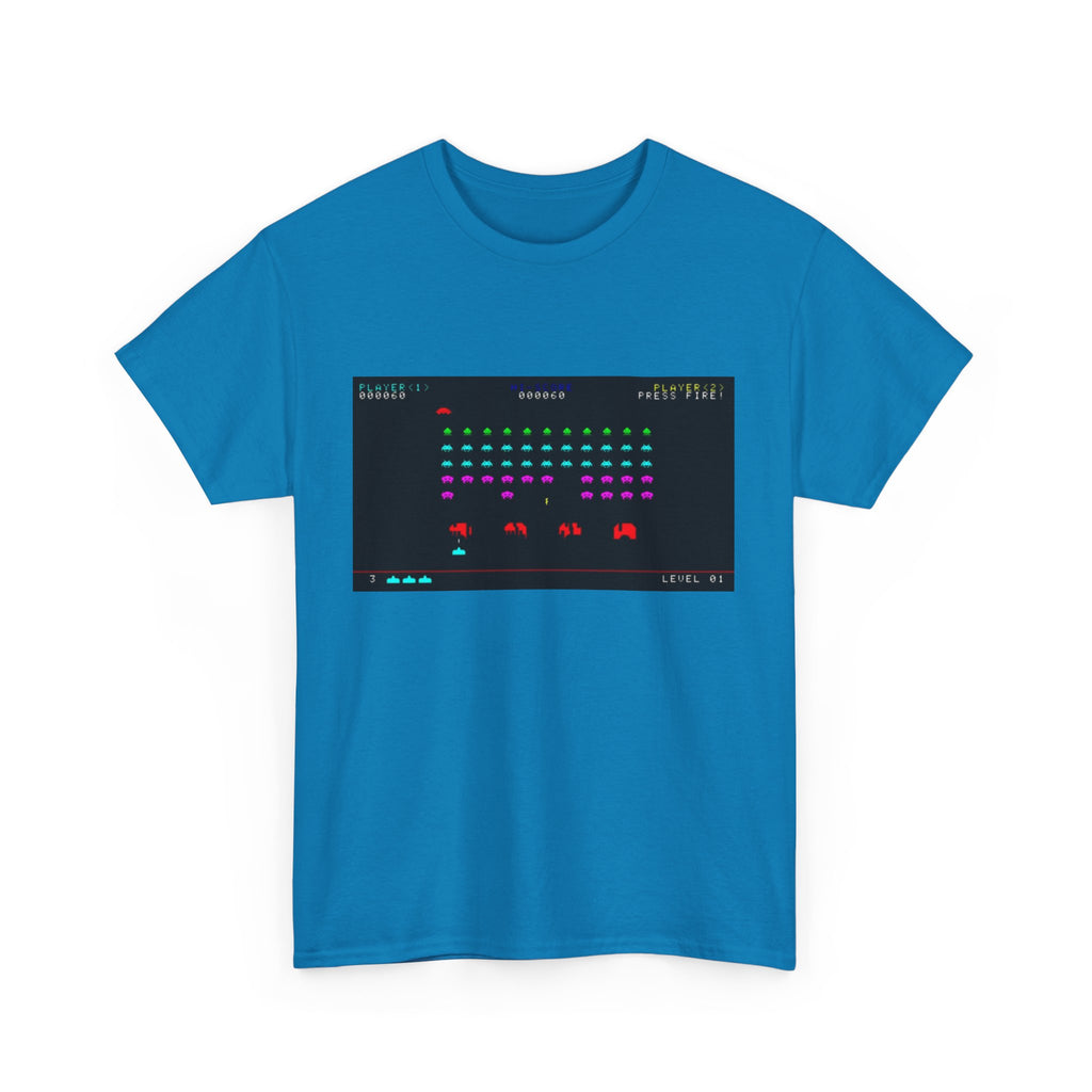 Space Invaders Tee – Classic 80s Arcade Game Scene