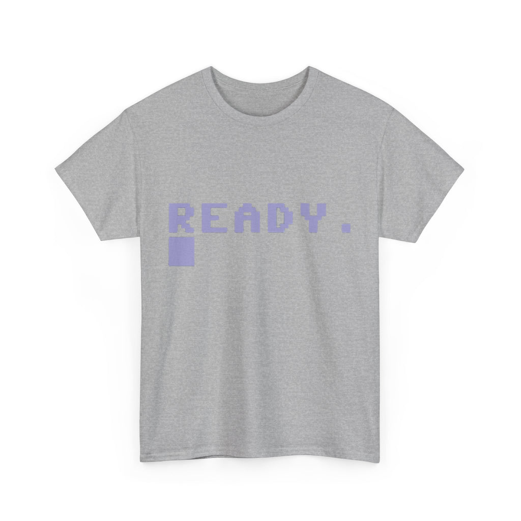 READY. – Commodore 64 Startup Screen Tee 80s Retro Computing