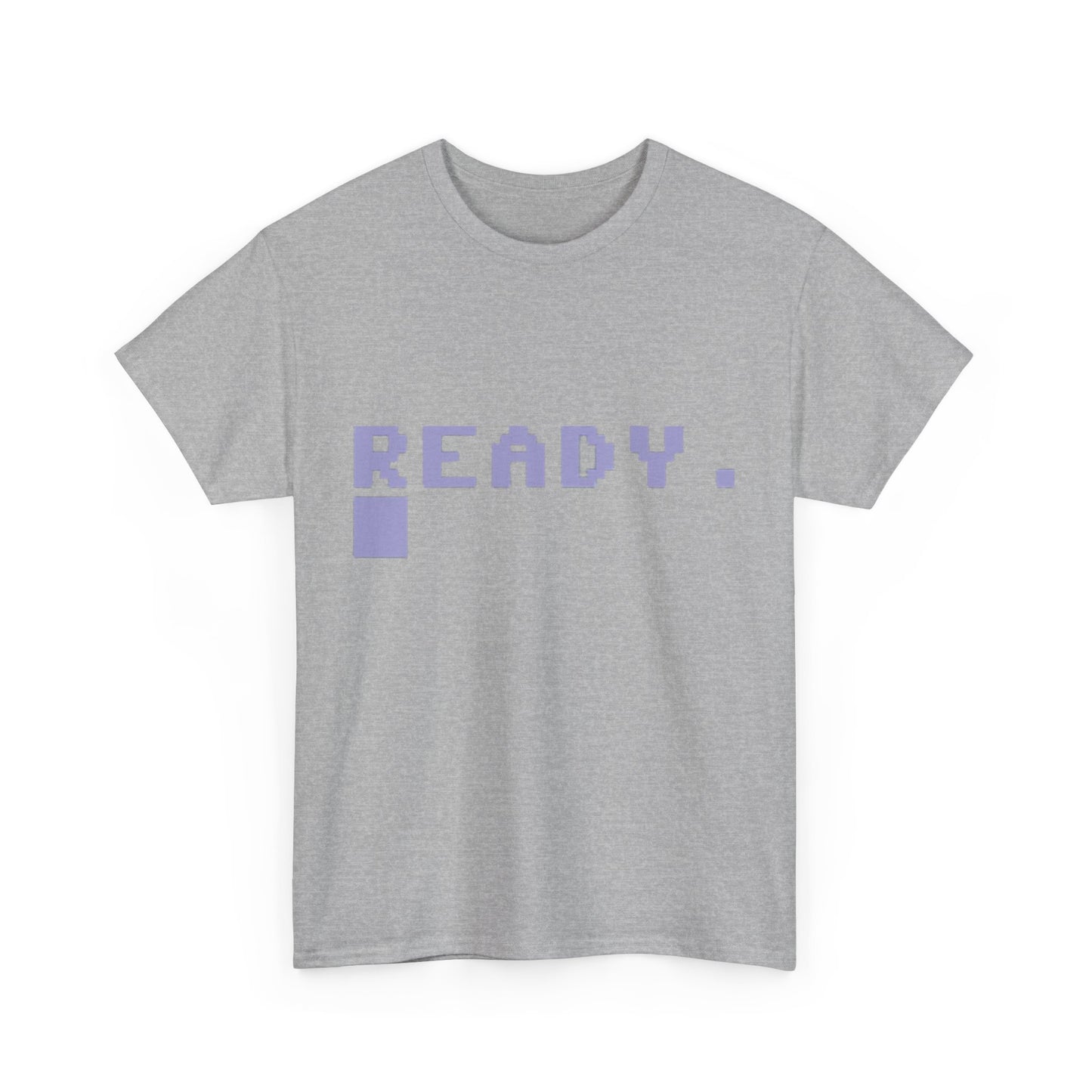 READY. – Commodore 64 Startup Screen Tee 80s Retro Computing