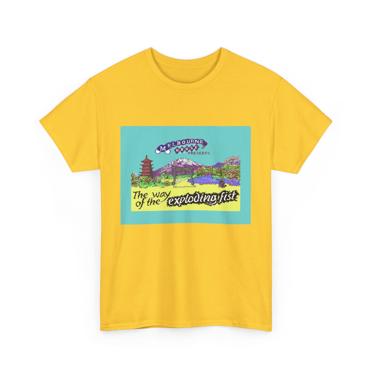 The Way of the Exploding Fist Commodore 64 Title Screen Tee – Classic C64 Fighting Game