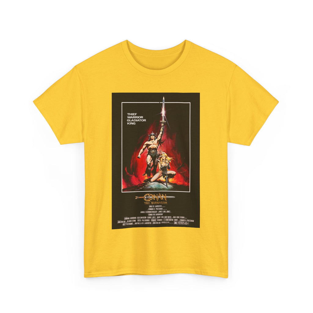 Conan the Barbarian Movie Poster Tee – Epic 80s Fantasy Classic