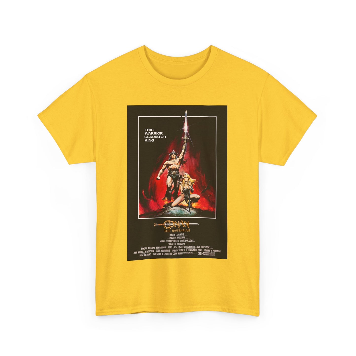 Conan the Barbarian Movie Poster Tee – Epic 80s Fantasy Classic