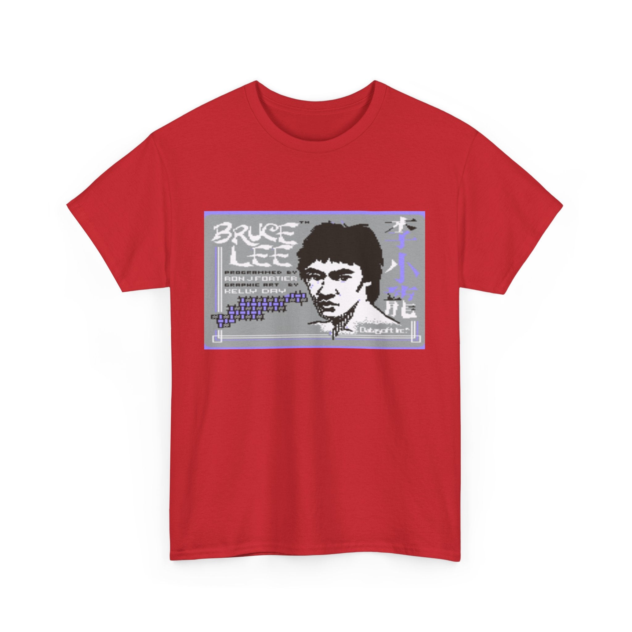 Bruce Lee Commodore 64 Title Screen Tee – Classic C64 Action Platformer